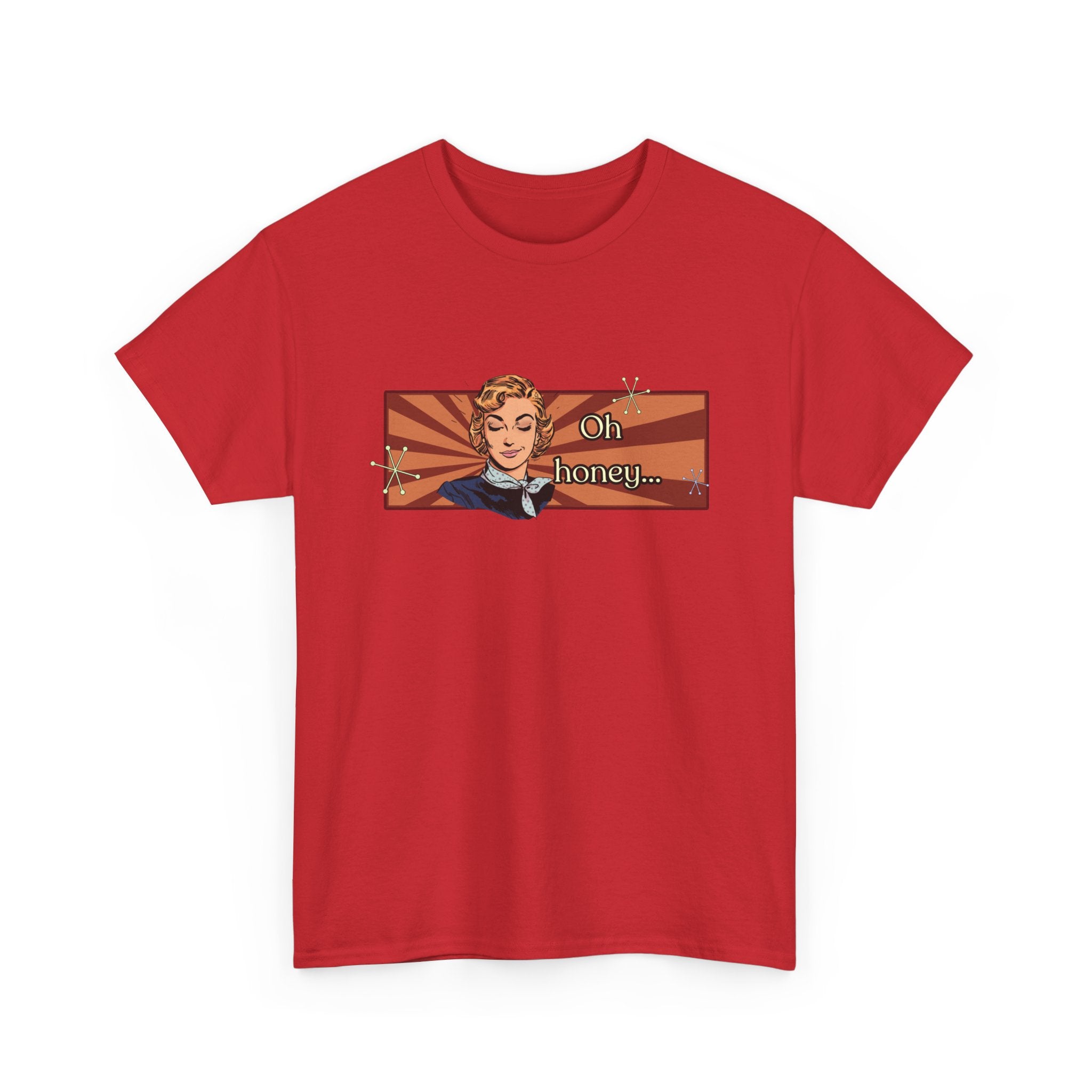 Oh Honey Retro Tee -  Vintage Style Graphic Tee