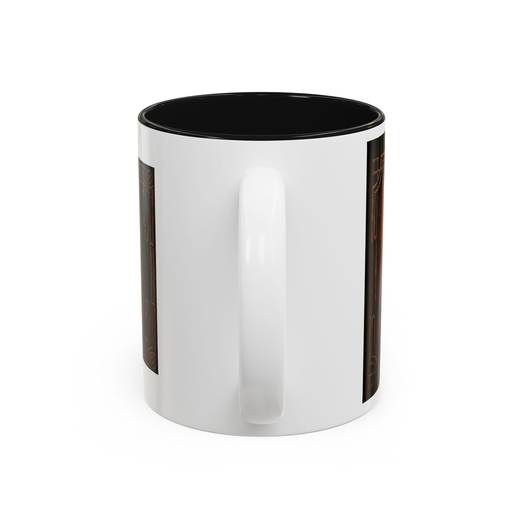 The Elegant Mutt Peeves Accent Mug — Two-Tone Ceramic Coffee Cup
