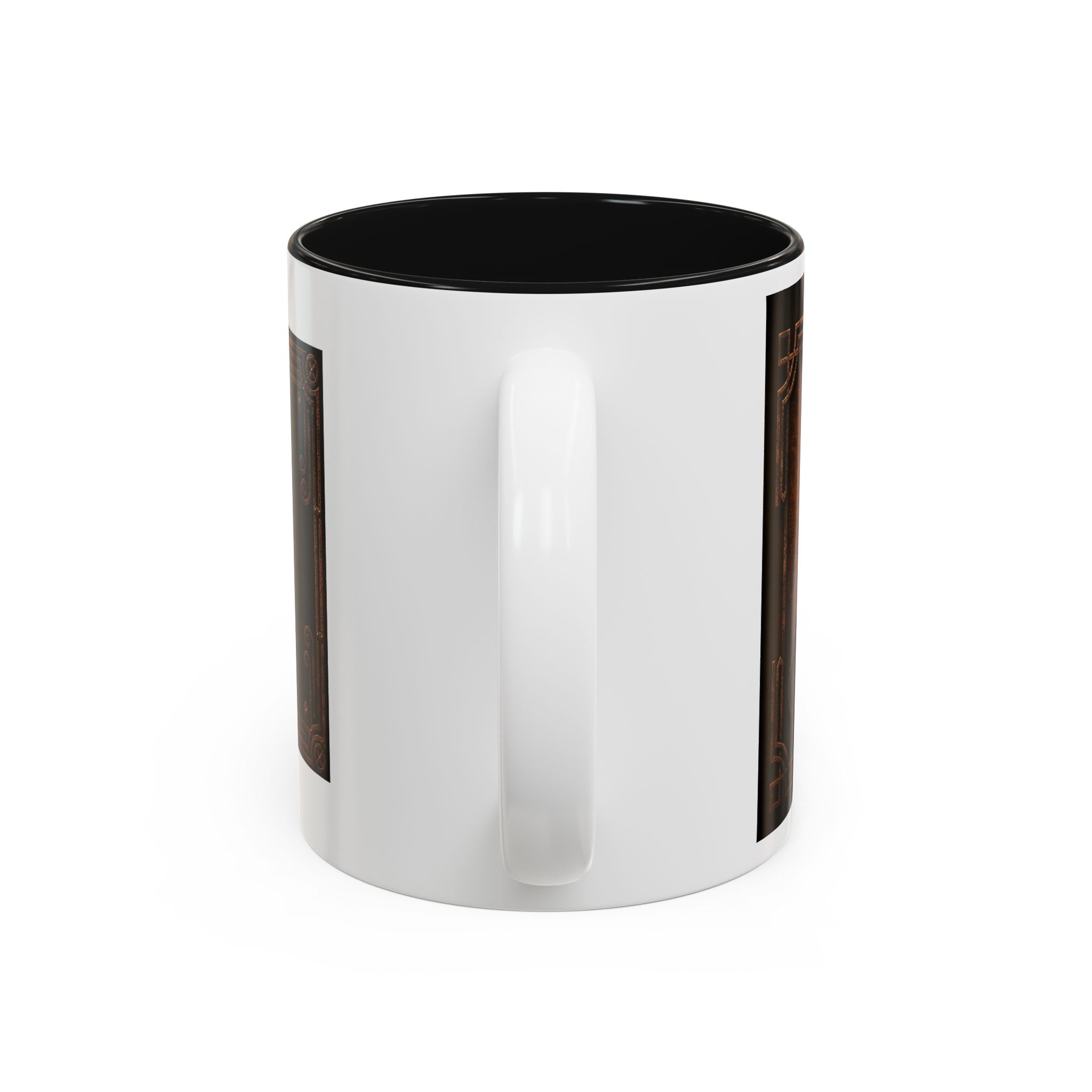 The Elegant Mutt Peeves Accent Mug — Two-Tone Ceramic Coffee Cup