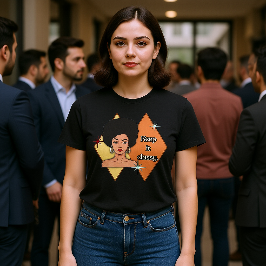 Keep It Classy Retro Tee — Vintage Style Graphic Tee
