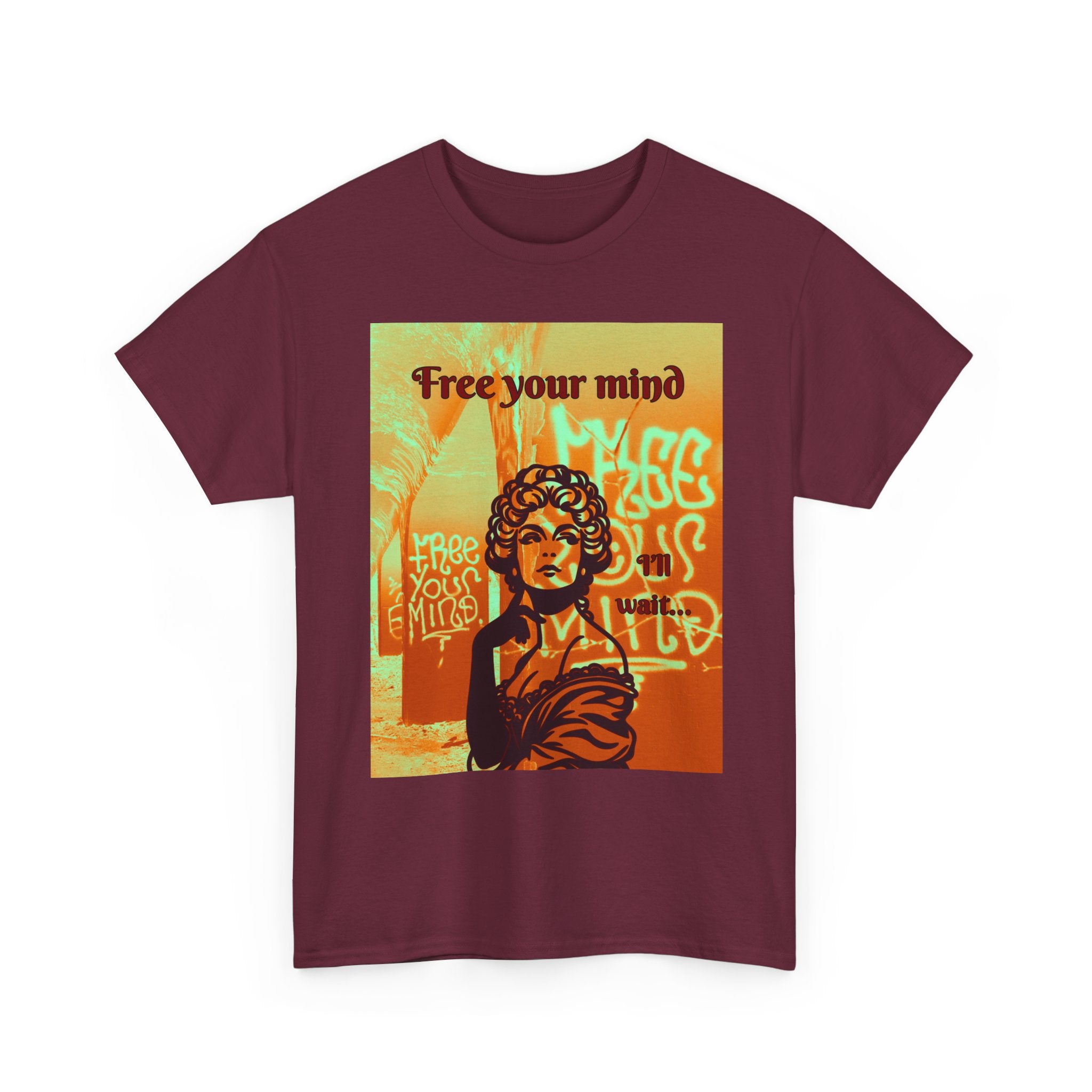 Common Courtesy — Vintage Graffiti Free Your Mind Graphic Tee