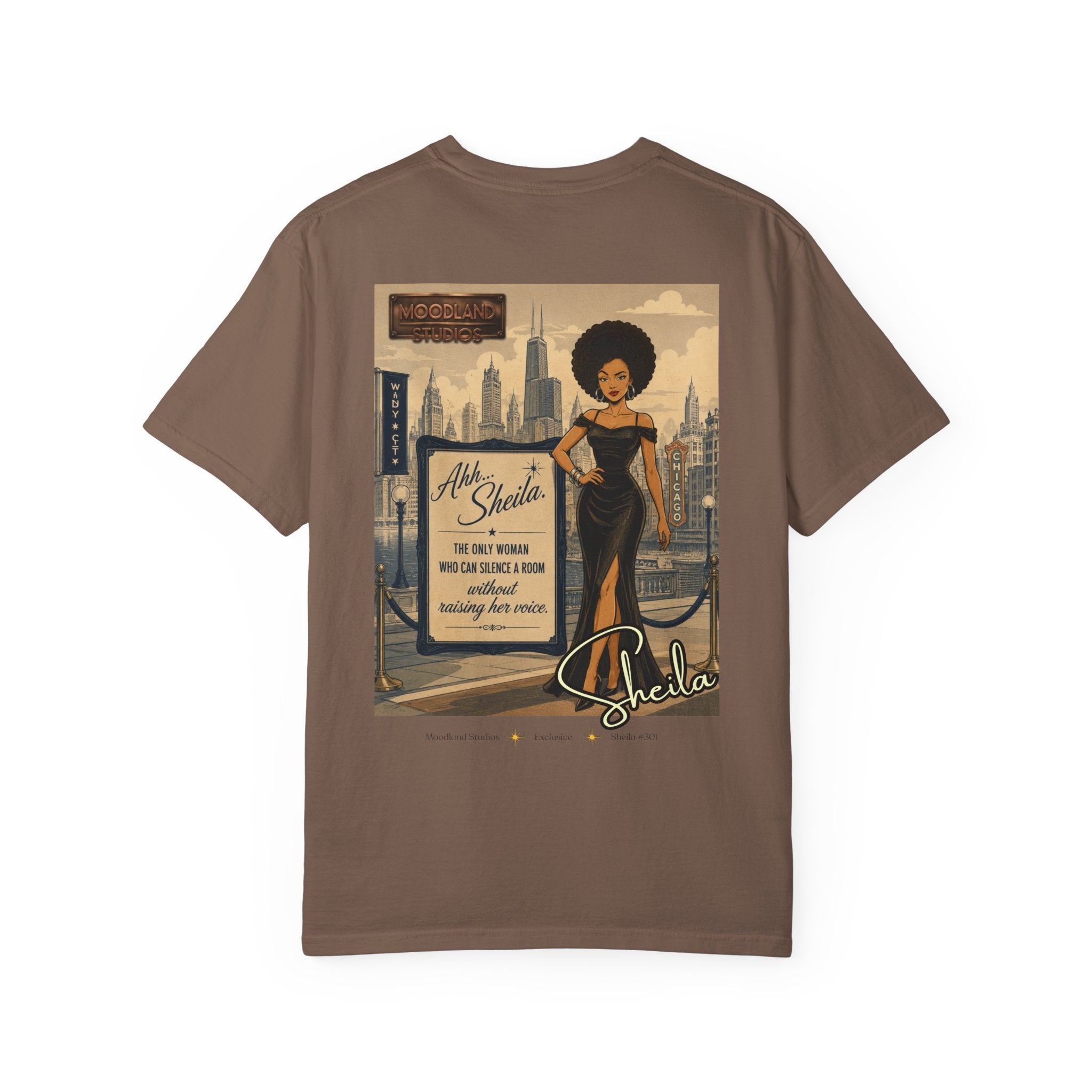 Moodland Studios Sheila Retro T-Shirt — Vintage Studio Poster Tee
