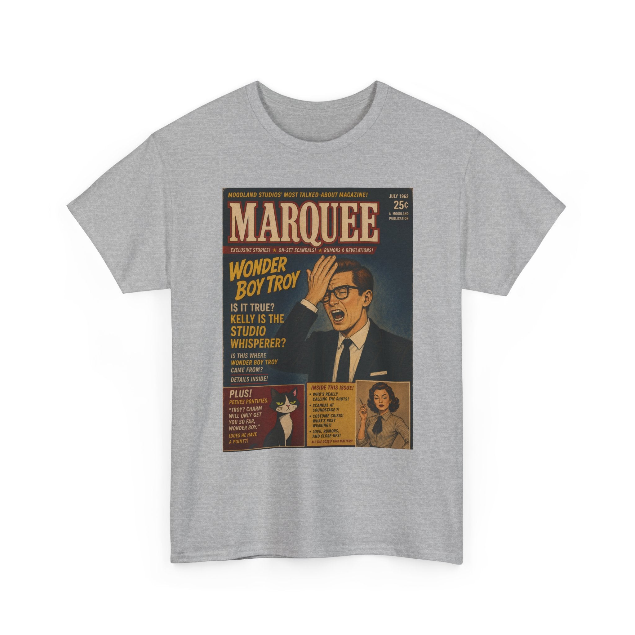 Moodland Studios Retro T-Shirt — Marquee Magazine Vintage Graphic Tee