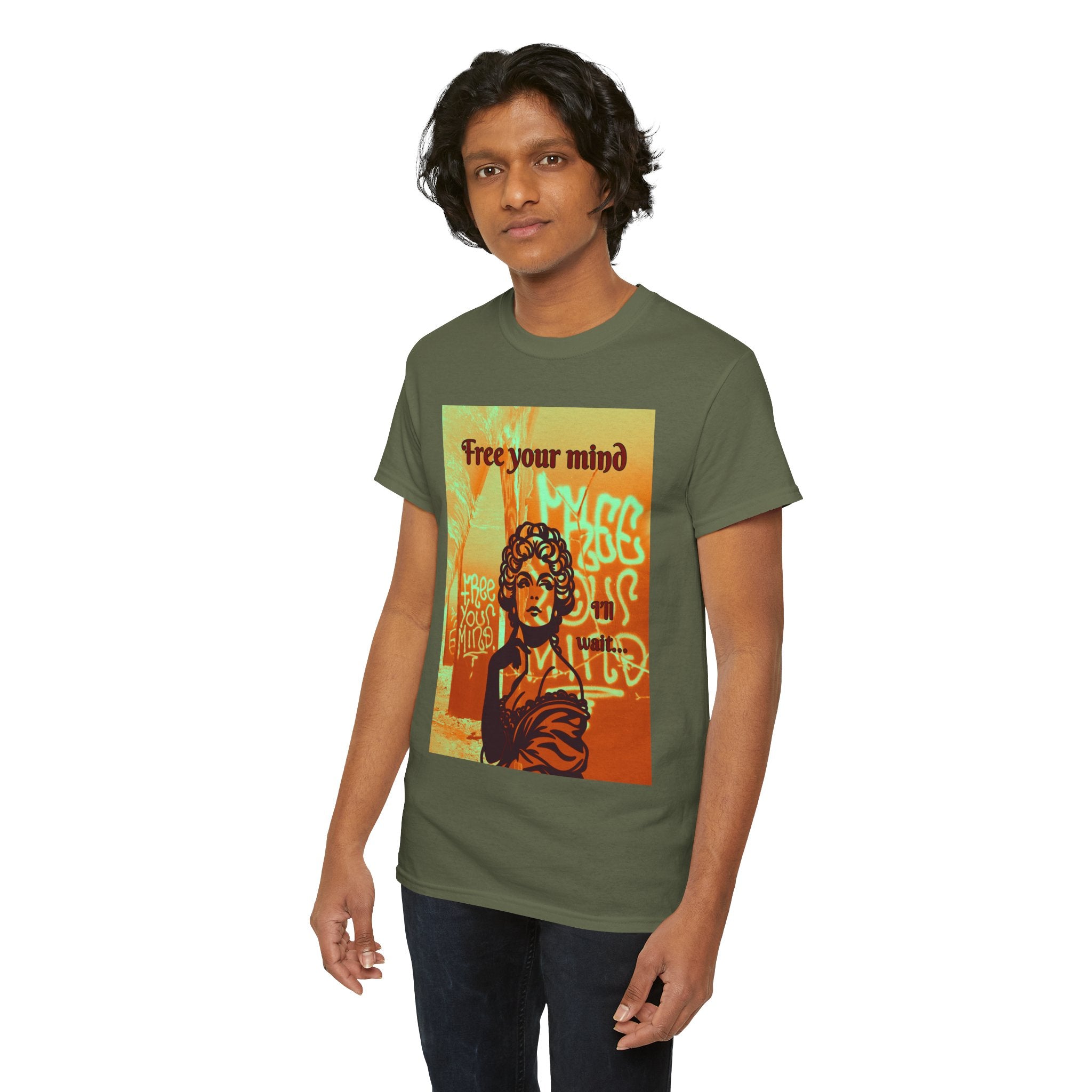 Common Courtesy — Vintage Graffiti Free Your Mind Graphic Tee