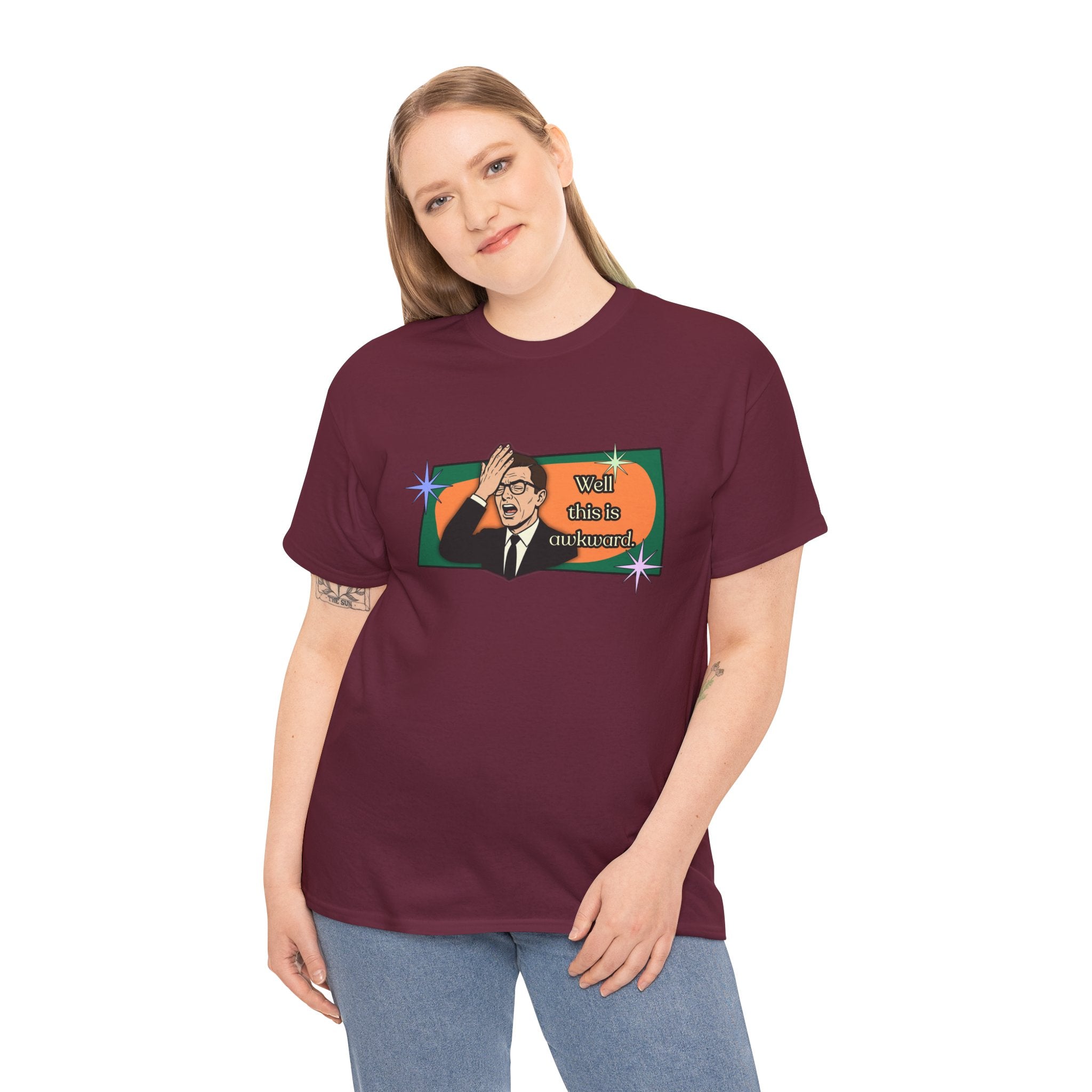 Well That Was Awkward Retro Tee — Vintage Style Graphic Tee