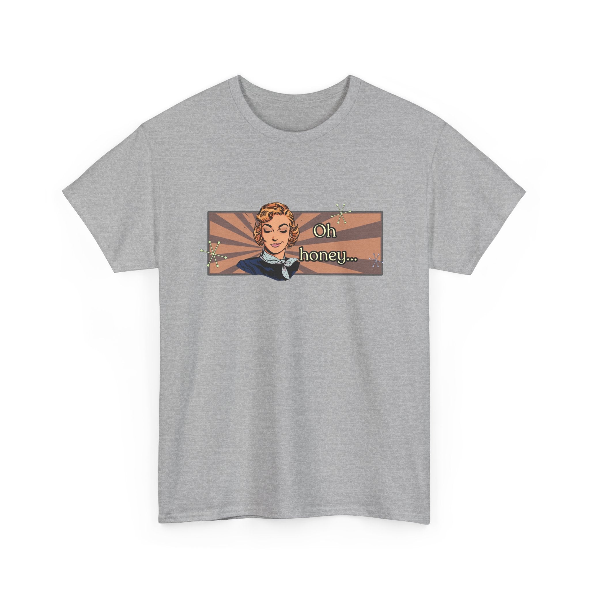 Oh Honey Retro Tee -  Vintage Style Graphic Tee