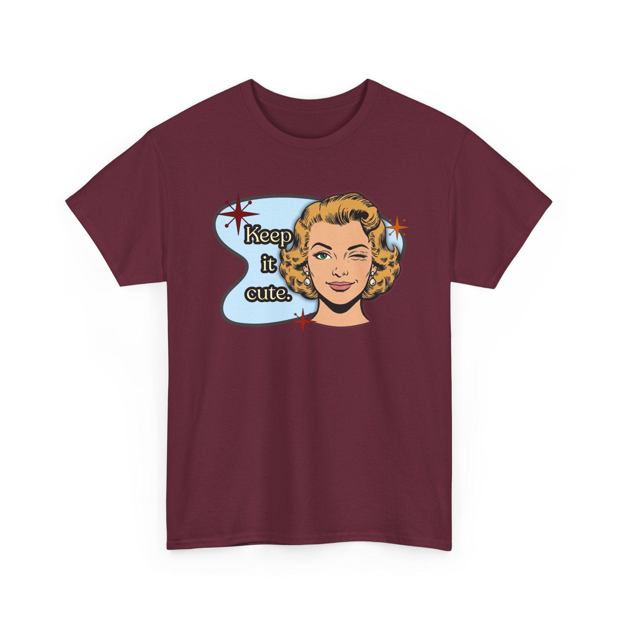 Keep It Cute Retro Tee — Vintage Style Graphic Tee