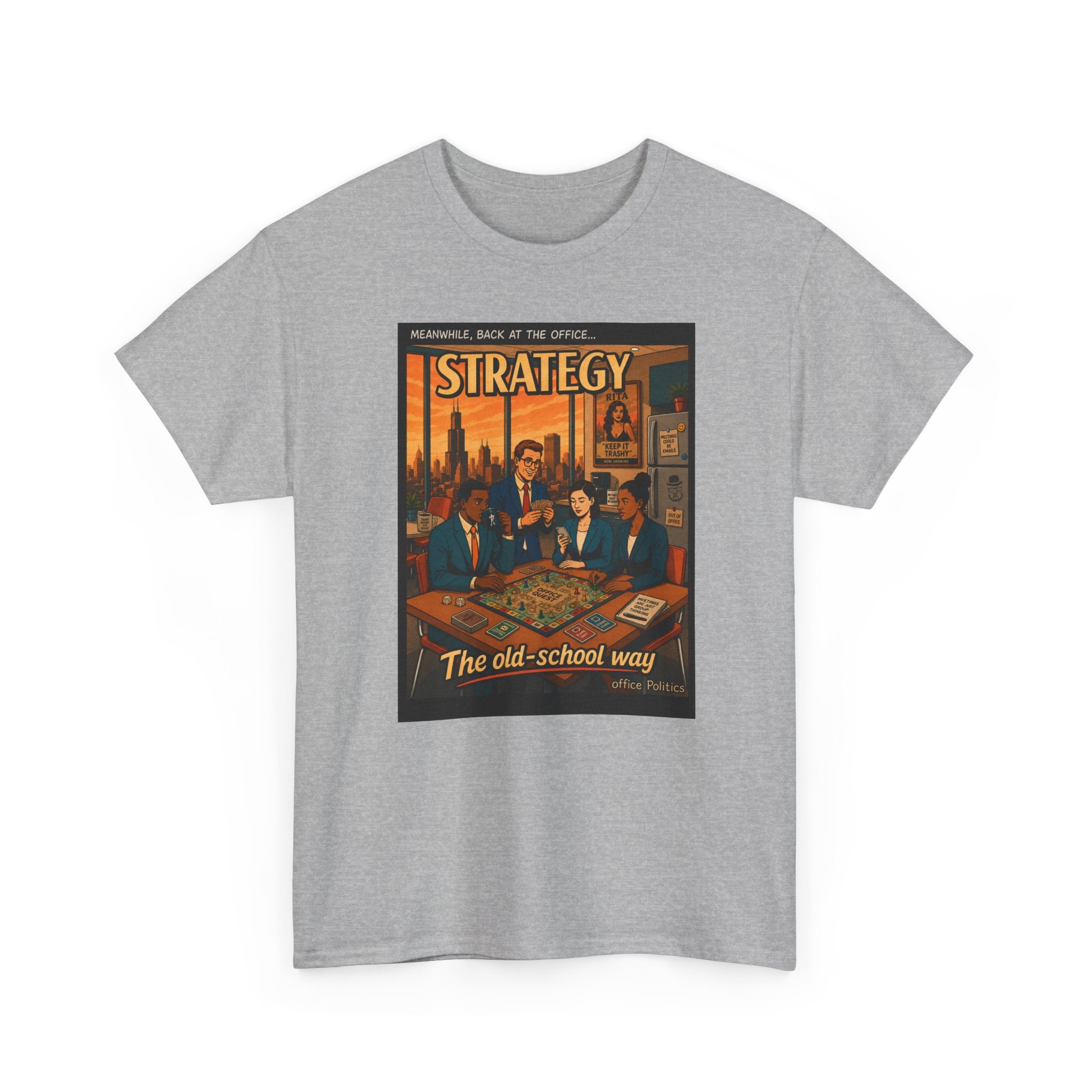 Strategy Retro T-Shirt — office Politics Graphic Tee