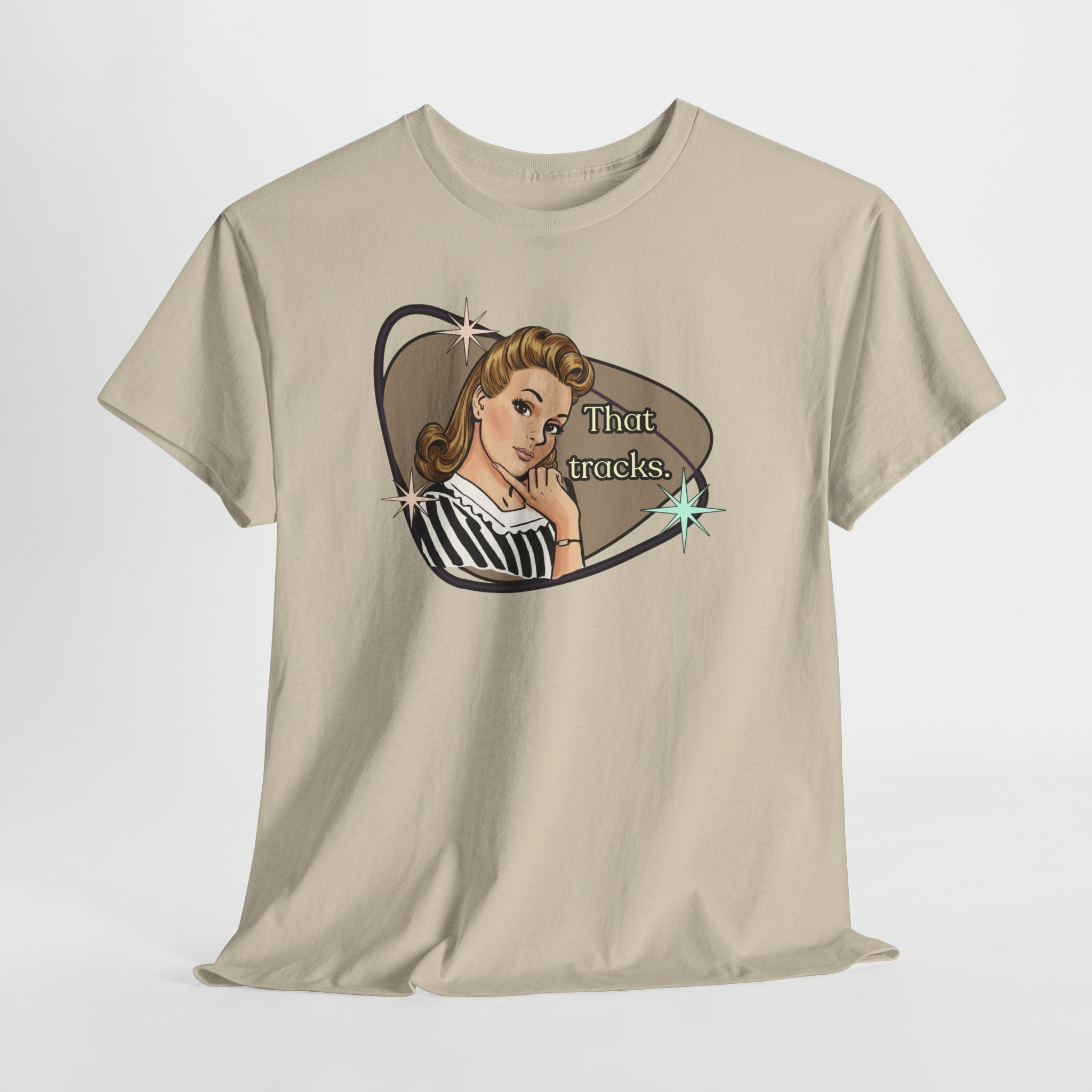 That Tracks Retro T-Shirt  —  Vintage Style Graphic Tee