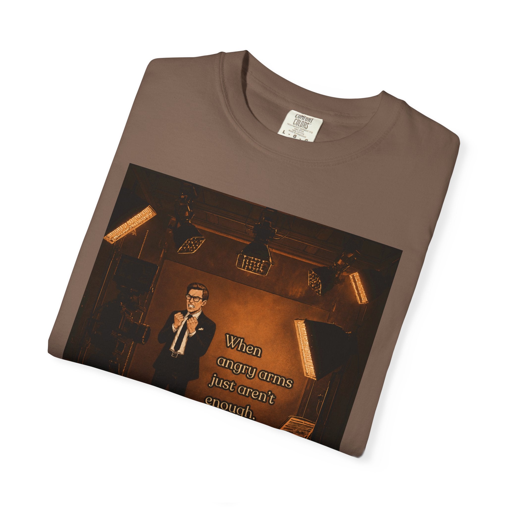 Troy's Angry Arms Retro T-Shirt — Vintage Style Graphic Tee