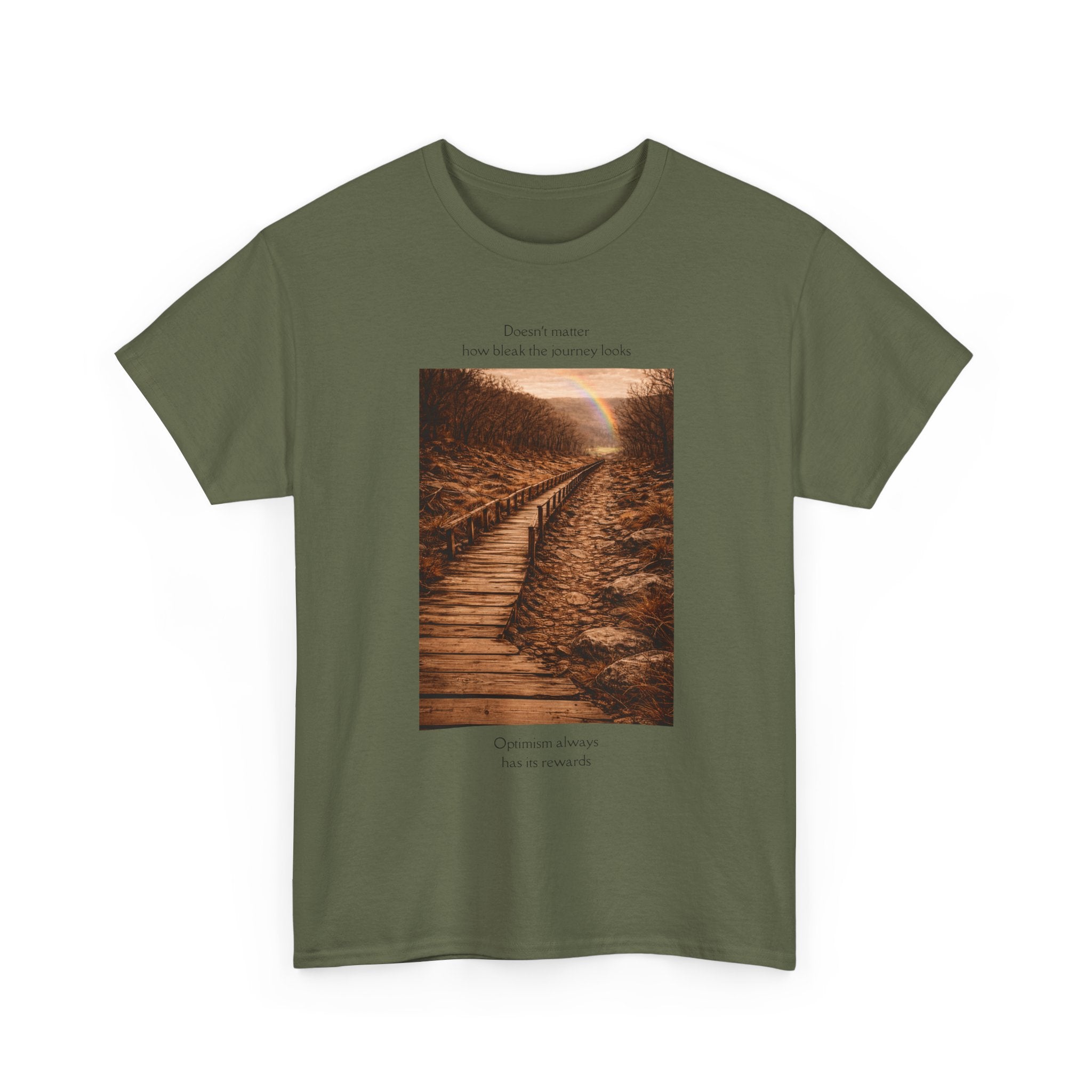 Inspirational Nature T-Shirt - Choose Your Own Path Scenic Graphic Tee