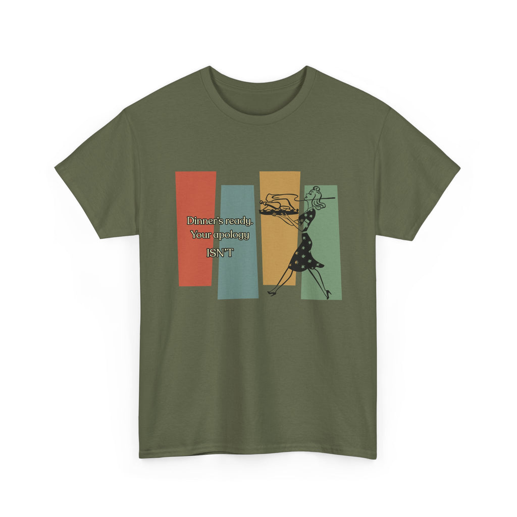 "Common Courtesy" Vintage, Graphic Tee – Dinner's Ready T-Shirt