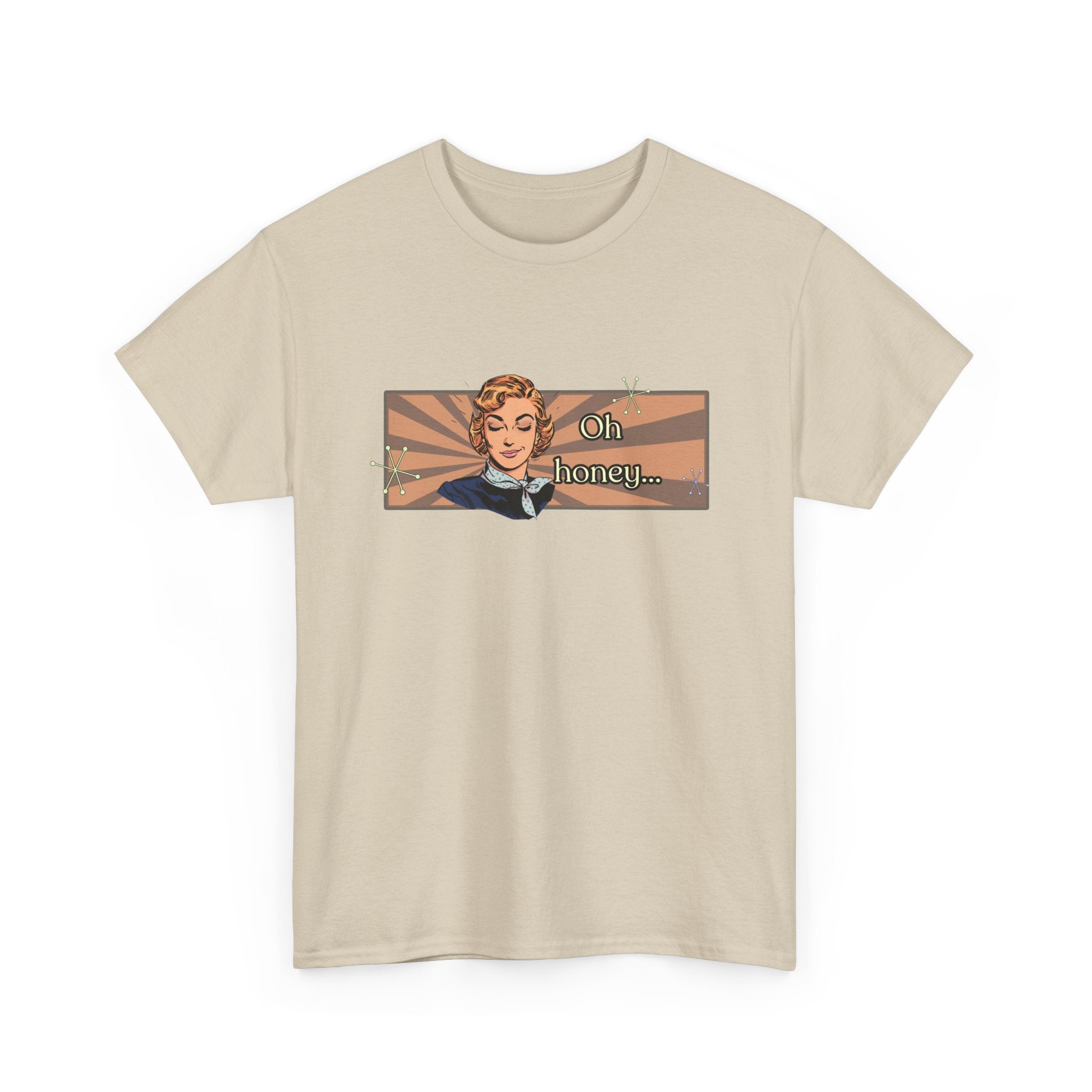 Oh Honey Retro Tee -  Vintage Style Graphic Tee