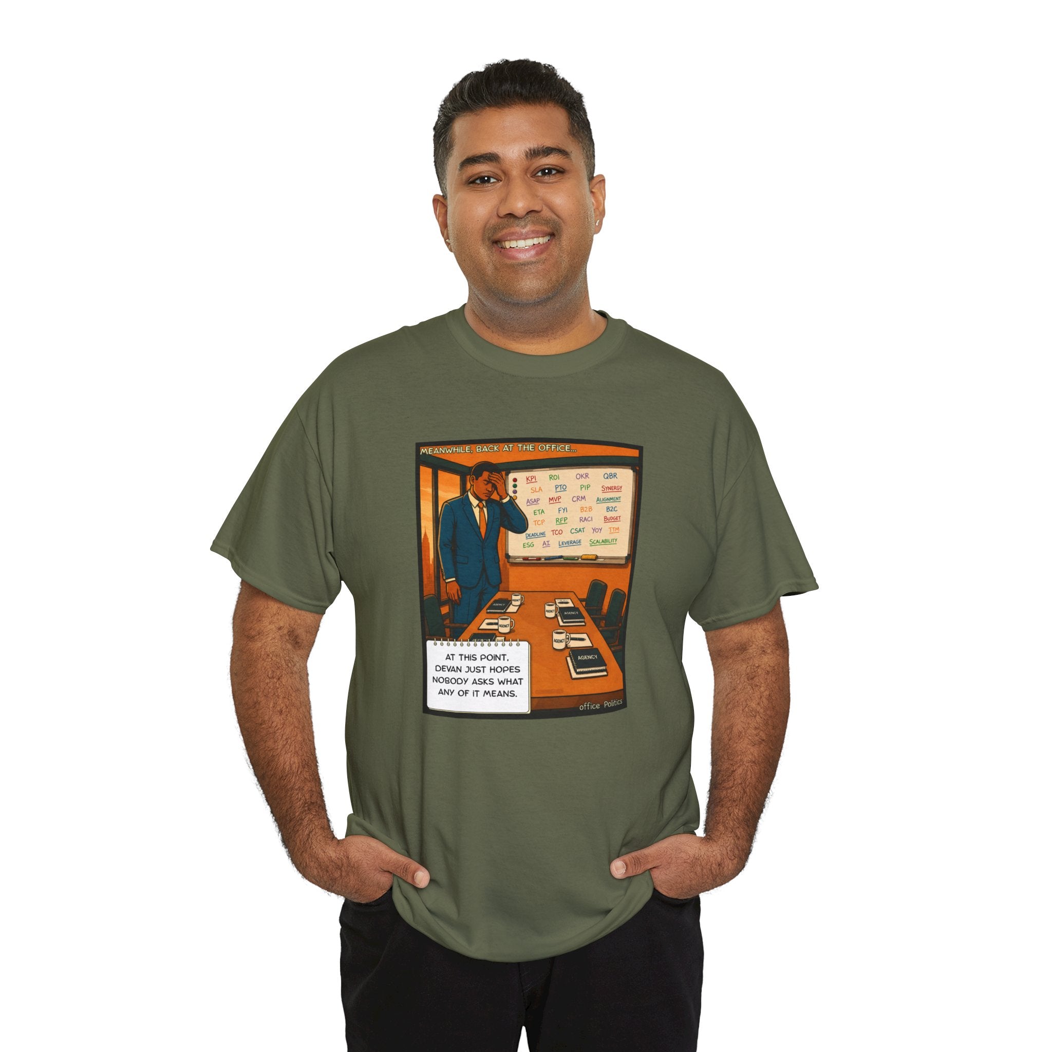 office Politics Retro T-Shirt — Devan's Definitions Graphic Tee