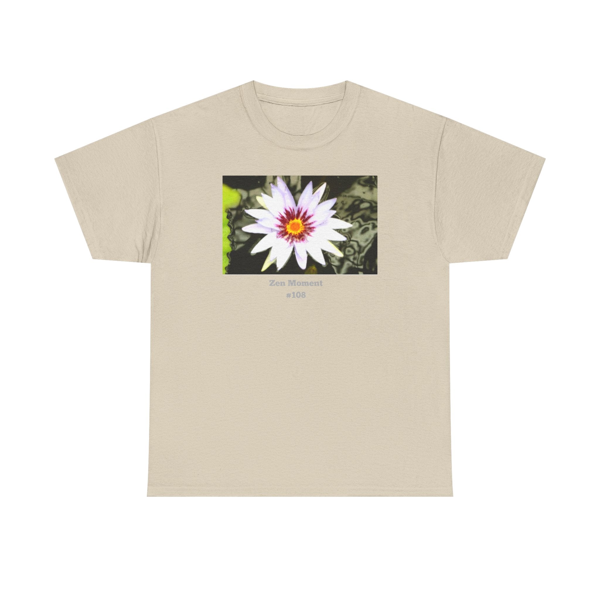 Floral Waterlily Tee — 'Sea Moment' Photo Print T-Shirt
