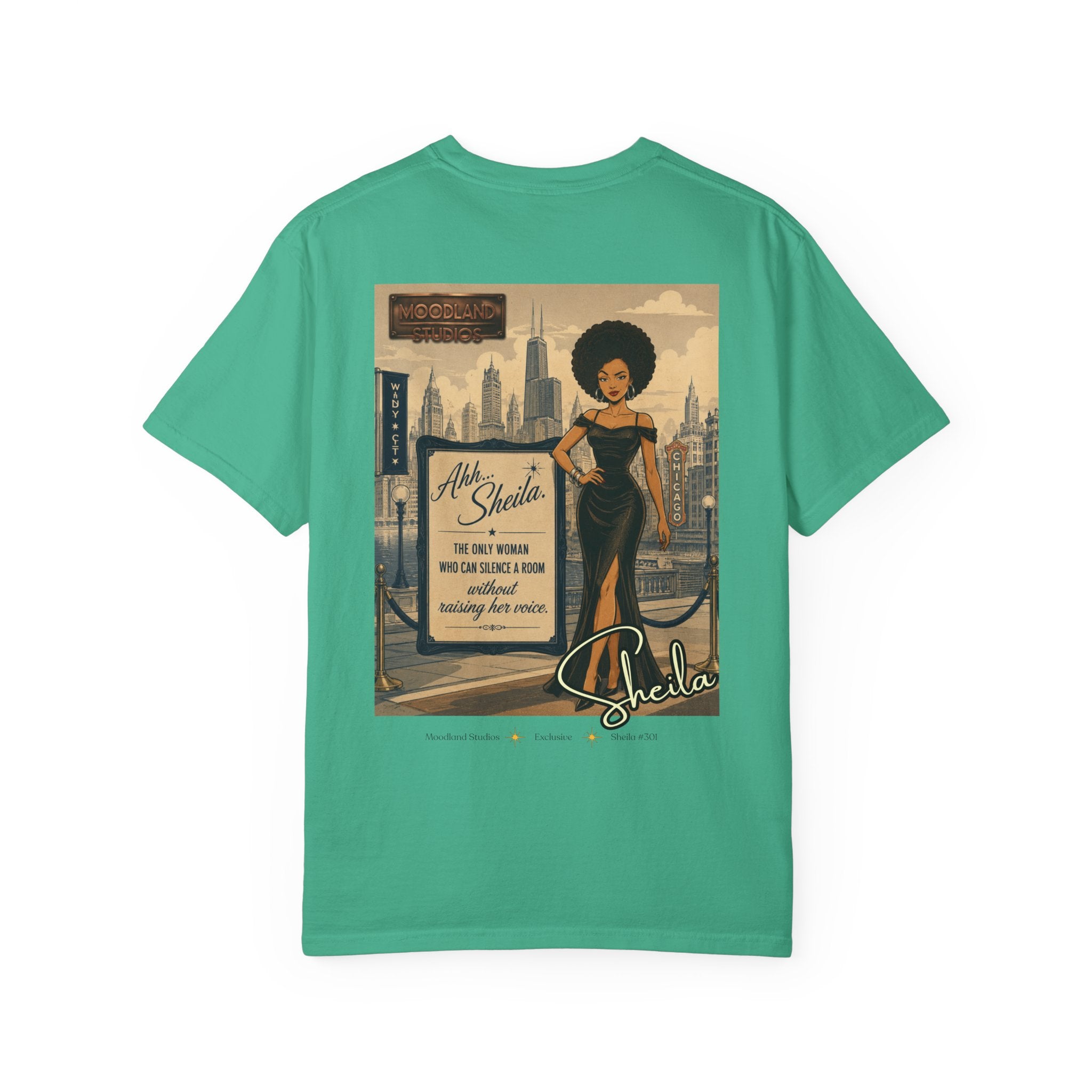 Moodland Studios Sheila Retro T-Shirt — Vintage Studio Poster Tee