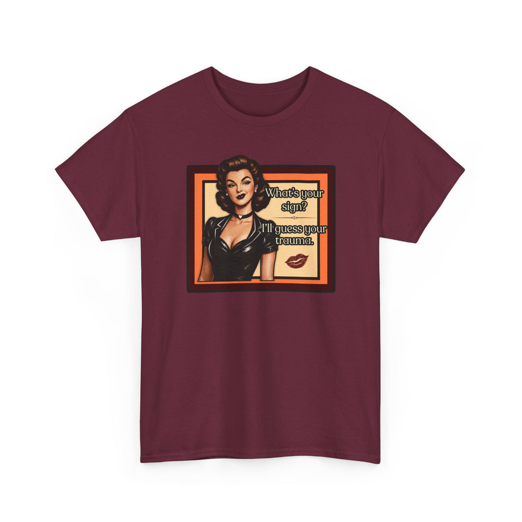 What's Your Sign? Retro T-Shirt - Melinda Speaks (Vol1) Vintage Style Graphic Tee