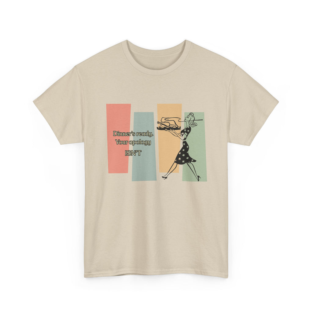 "Common Courtesy" Vintage, Graphic Tee – Dinner's Ready T-Shirt