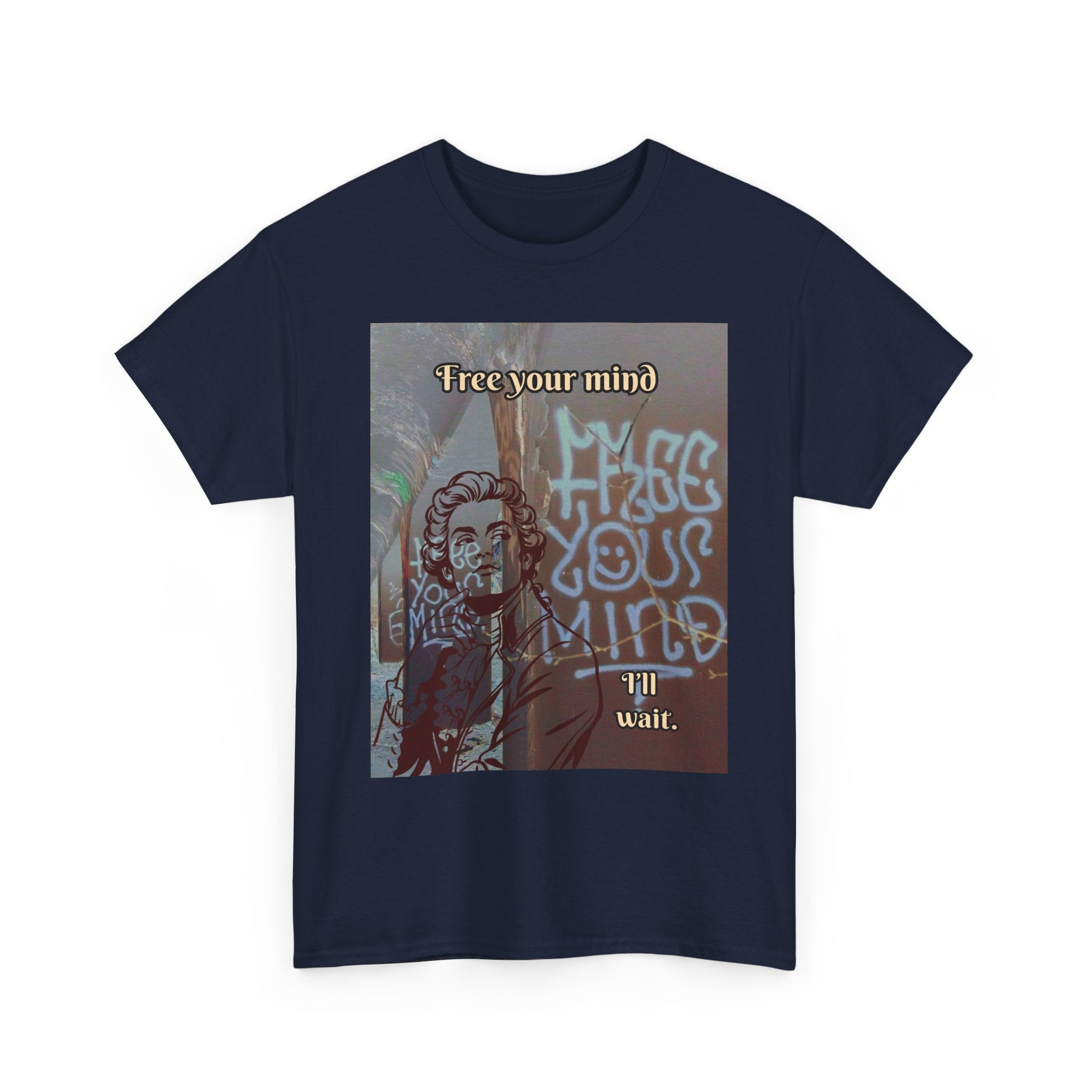 Free Your Mind. I'll Wait 2. — Vintage Graphic Tee