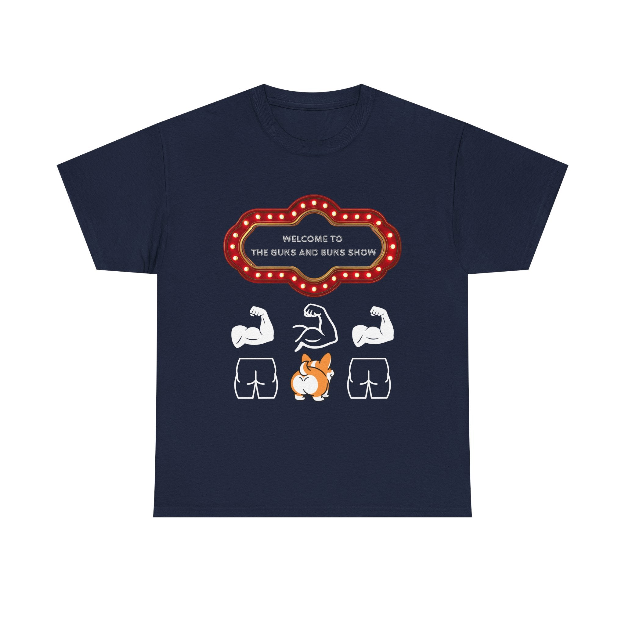 Corgi Buns & Guns Show T‑Shirt