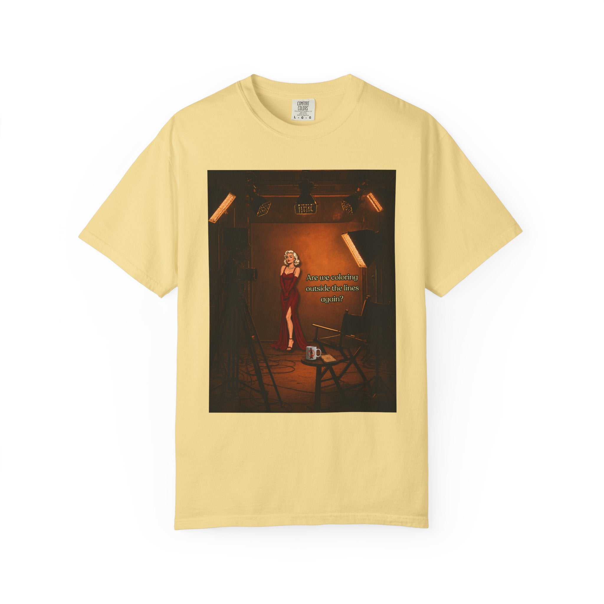 Are We Coloring Outside the lines again? Retro T-Shirt — Vintage Lexi Studio Graphic Tee