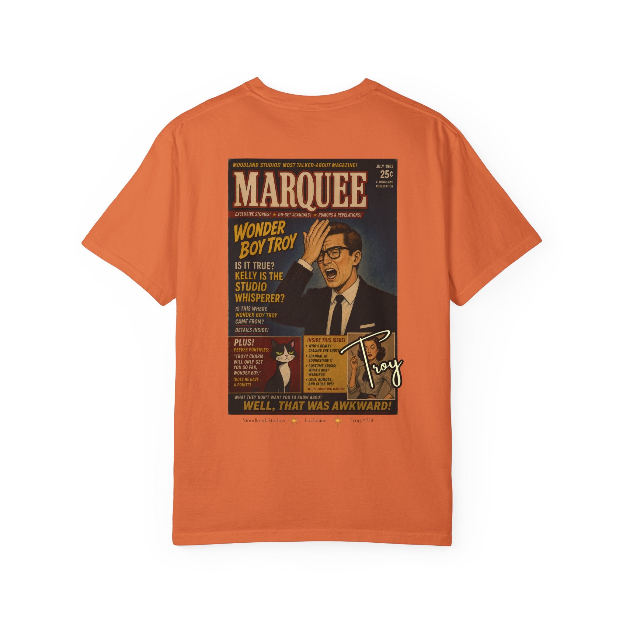 Moodland Studios Marquee Retro T-Shirt  —  Vintage Wonder Boy Troy Poster Tee