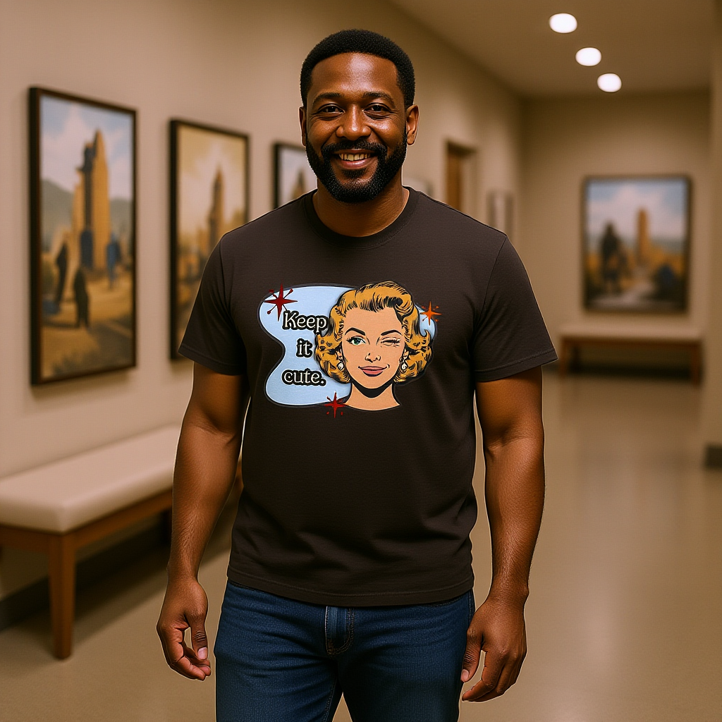 Keep It Cute Retro Tee — Vintage Style Graphic Tee