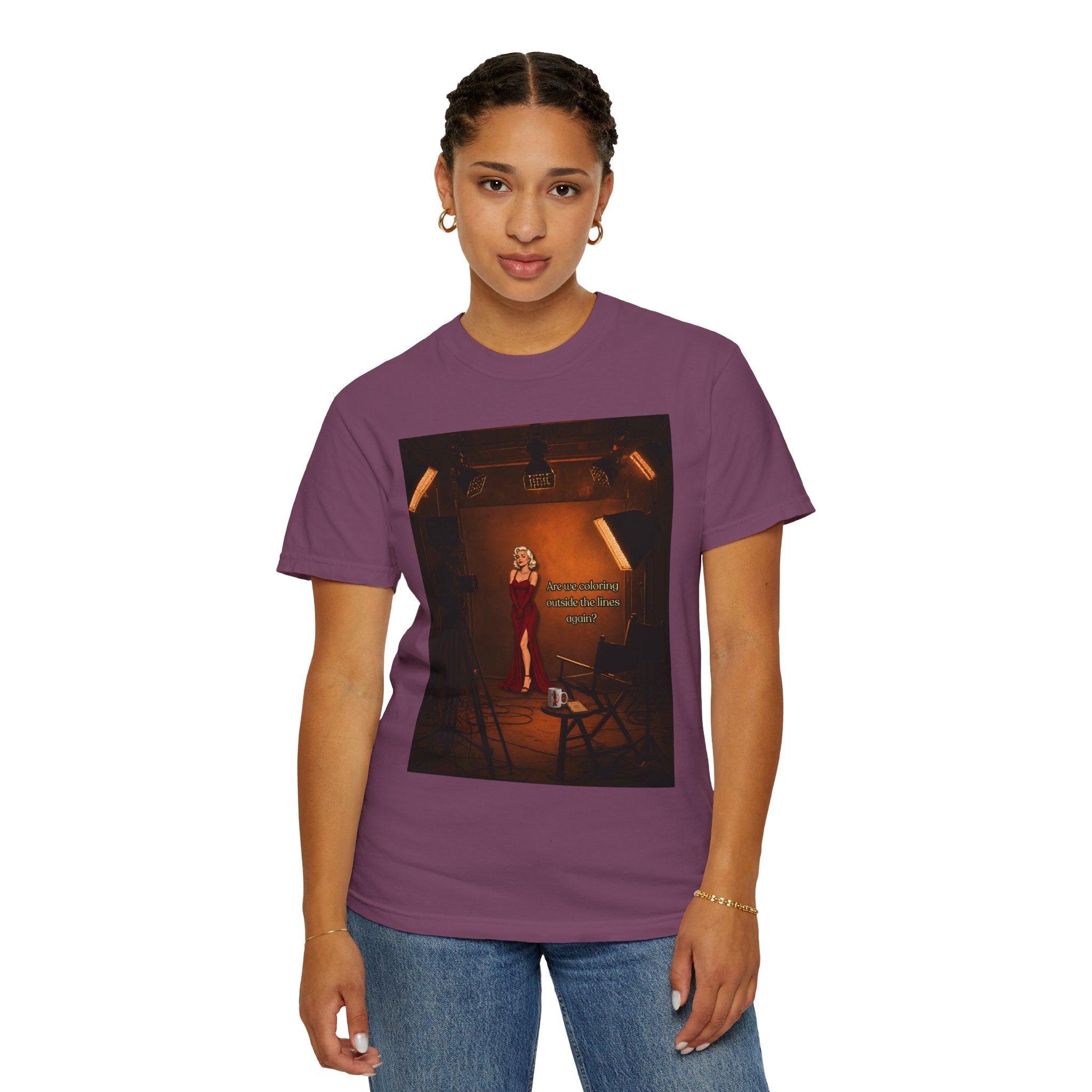 Are We Coloring Outside the lines again? Retro T-Shirt — Vintage Lexi Studio Graphic Tee