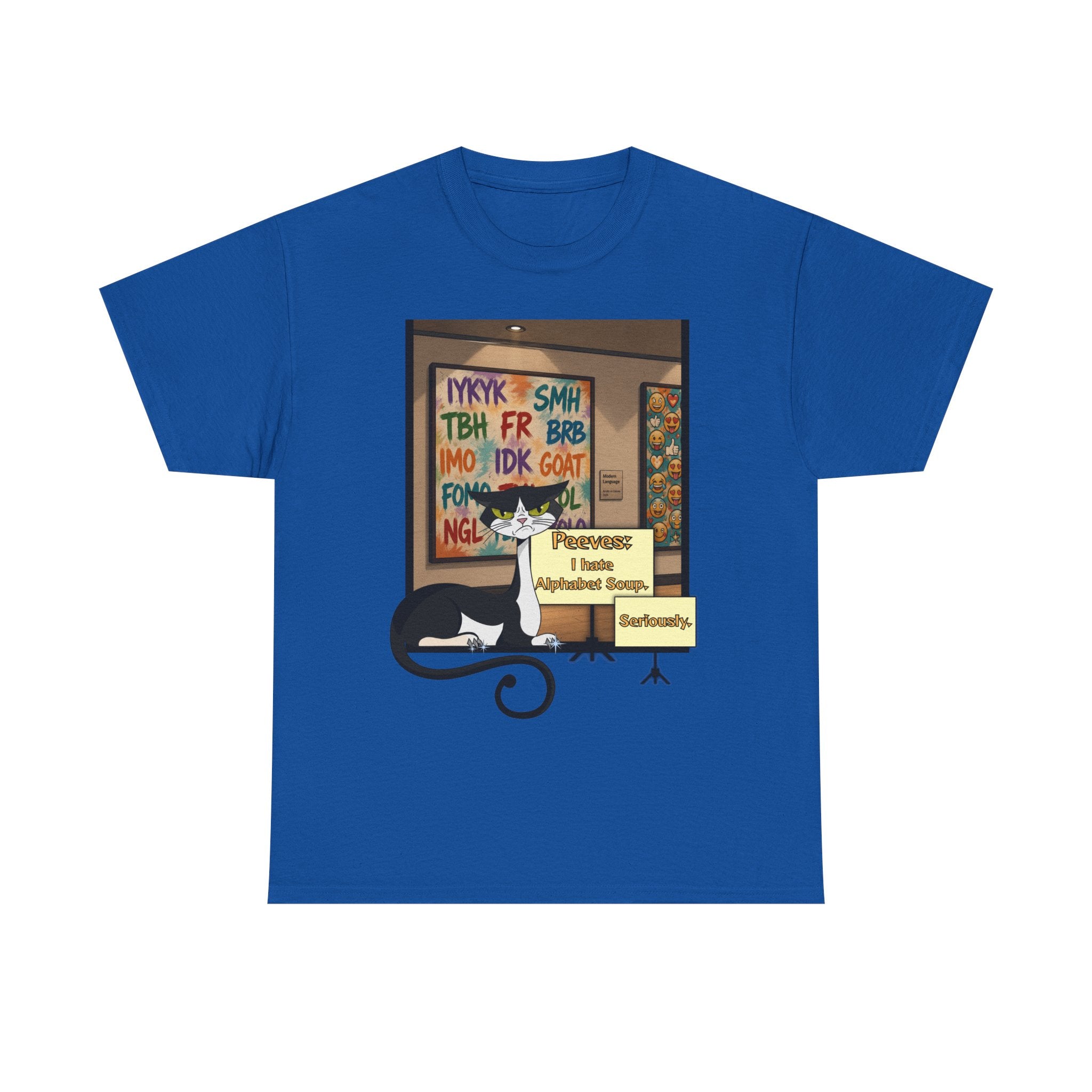 Peeves: Alphabet Soup T-Shirt — Museum Curator Graphic Tee