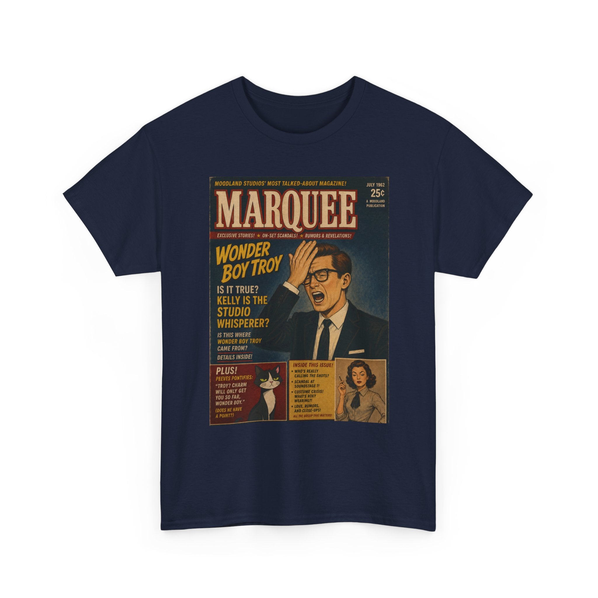 Moodland Studios Retro T-Shirt — Marquee Magazine Vintage Graphic Tee