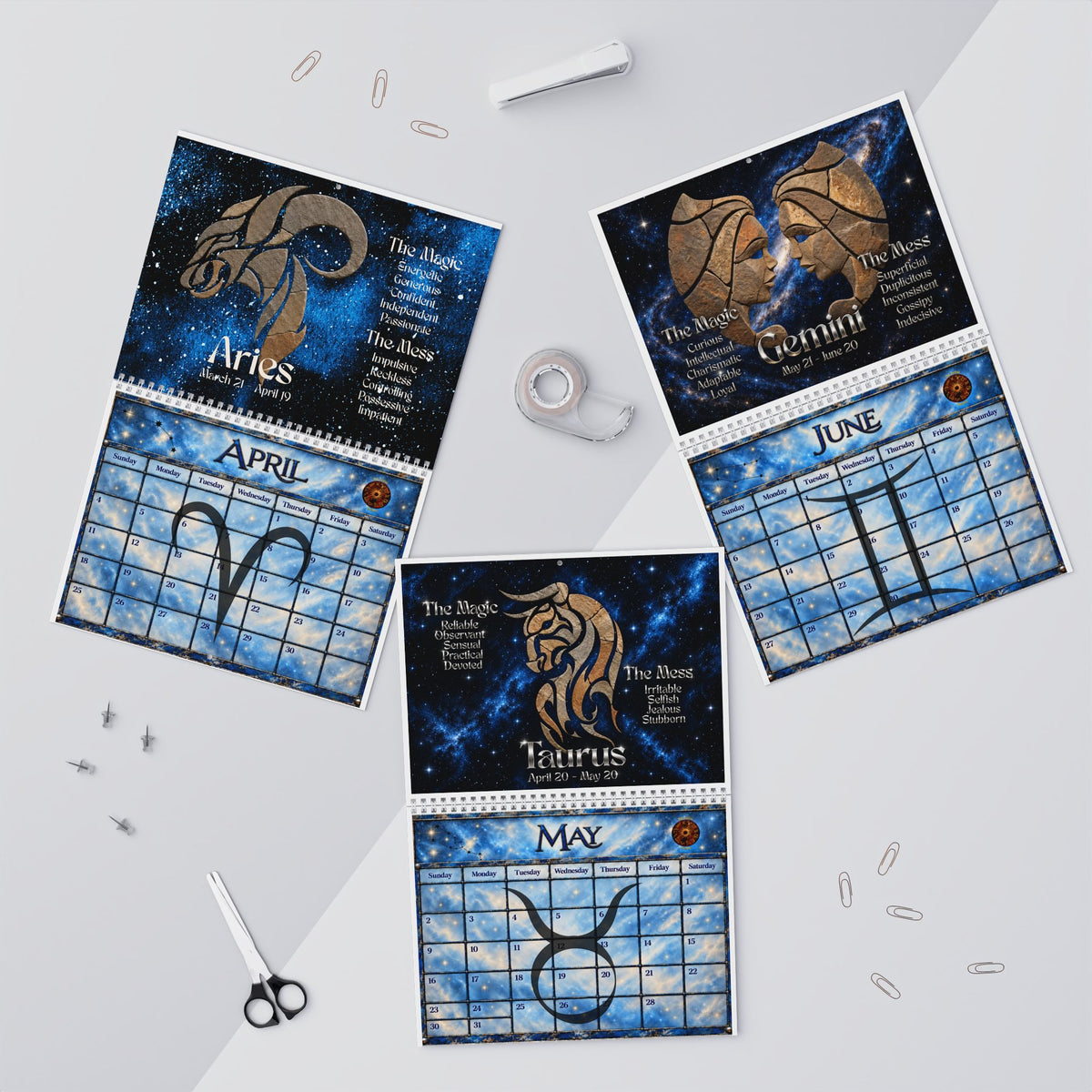 2027 Zodiac Society Wall Calendar