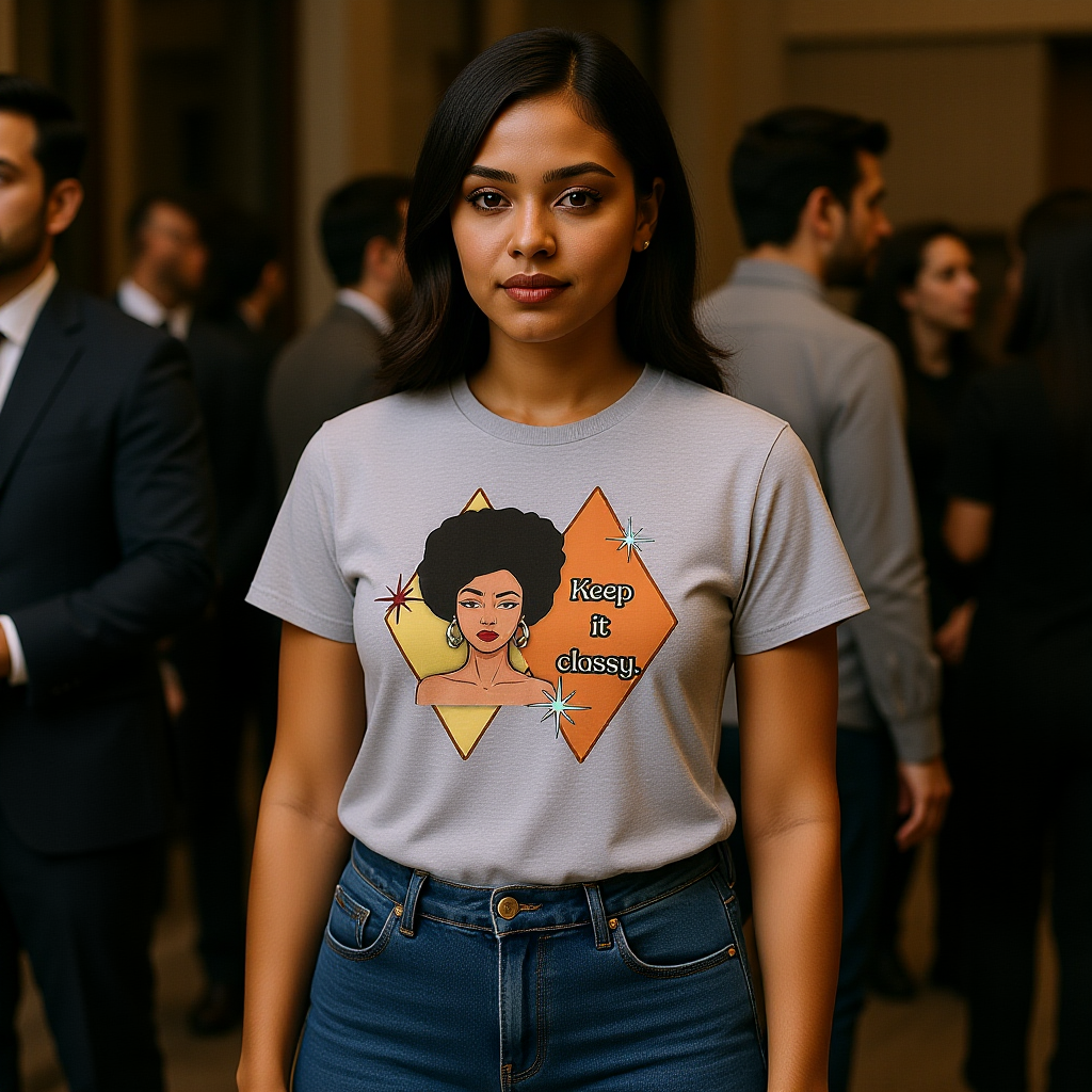 Keep It Classy Retro Tee — Vintage Style Graphic Tee