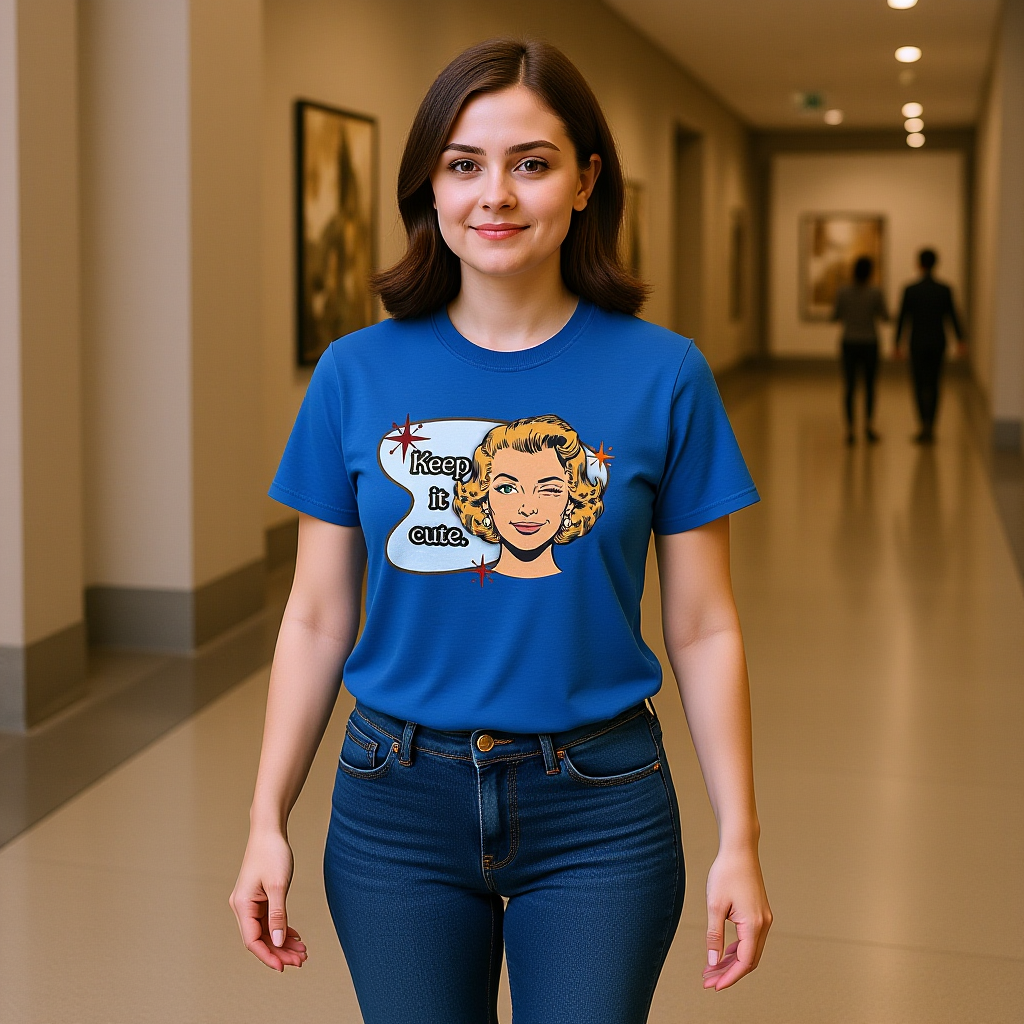 Keep It Cute Retro Tee — Vintage Style Graphic Tee