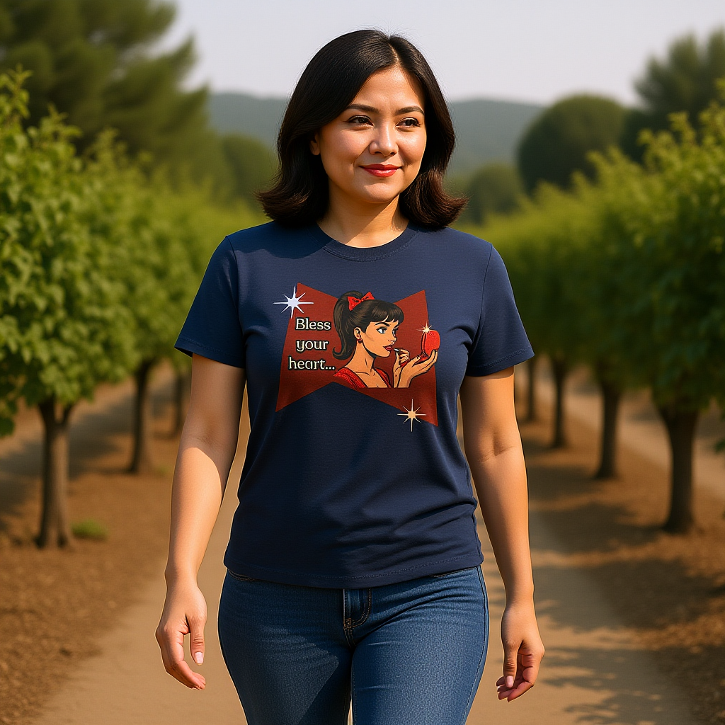 Bless Your Heart Retro T-Shirt  -- Vintage Style Graphic Tee