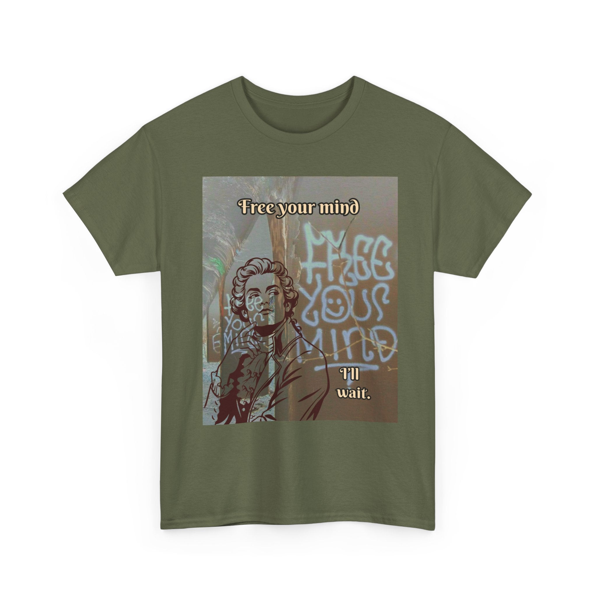 Free Your Mind. I'll Wait 2. — Vintage Graphic Tee
