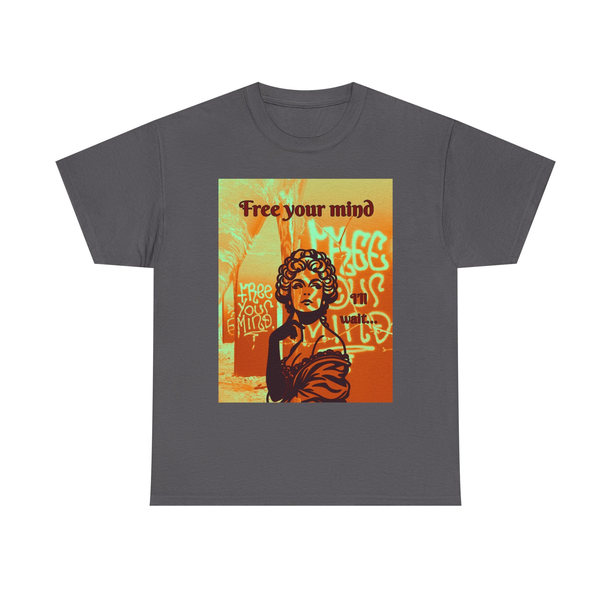 Common Courtesy — Vintage Graffiti Free Your Mind Graphic Tee