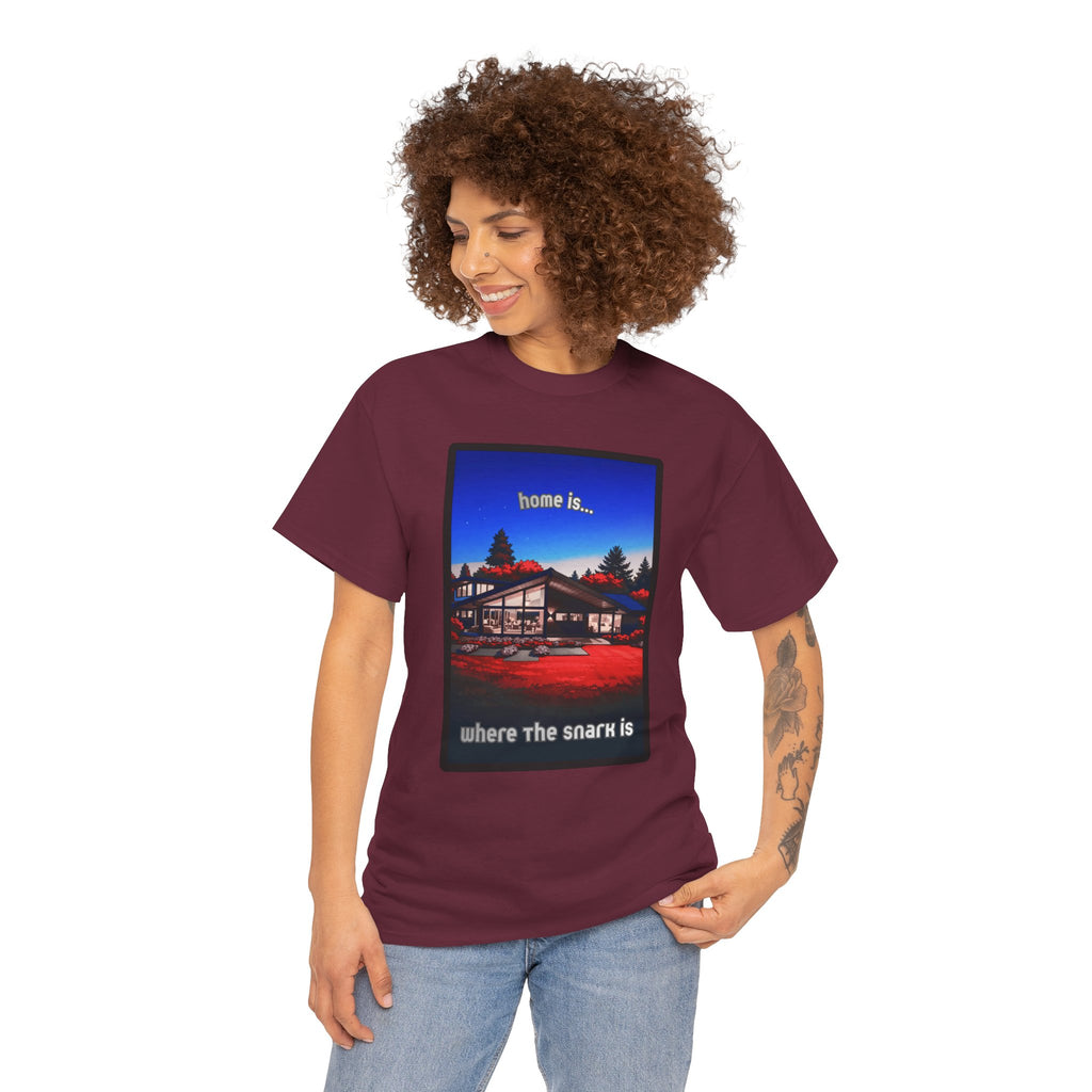 Home Is Where the Snark Is T-Shirt — Retro MCM Graphic Tee