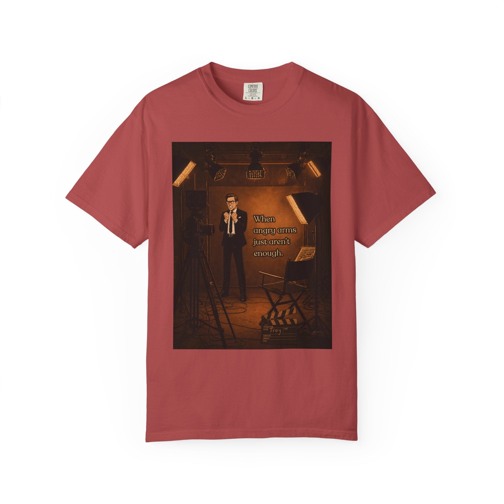 Troy's Angry Arms Retro T-Shirt — Vintage Style Graphic Tee