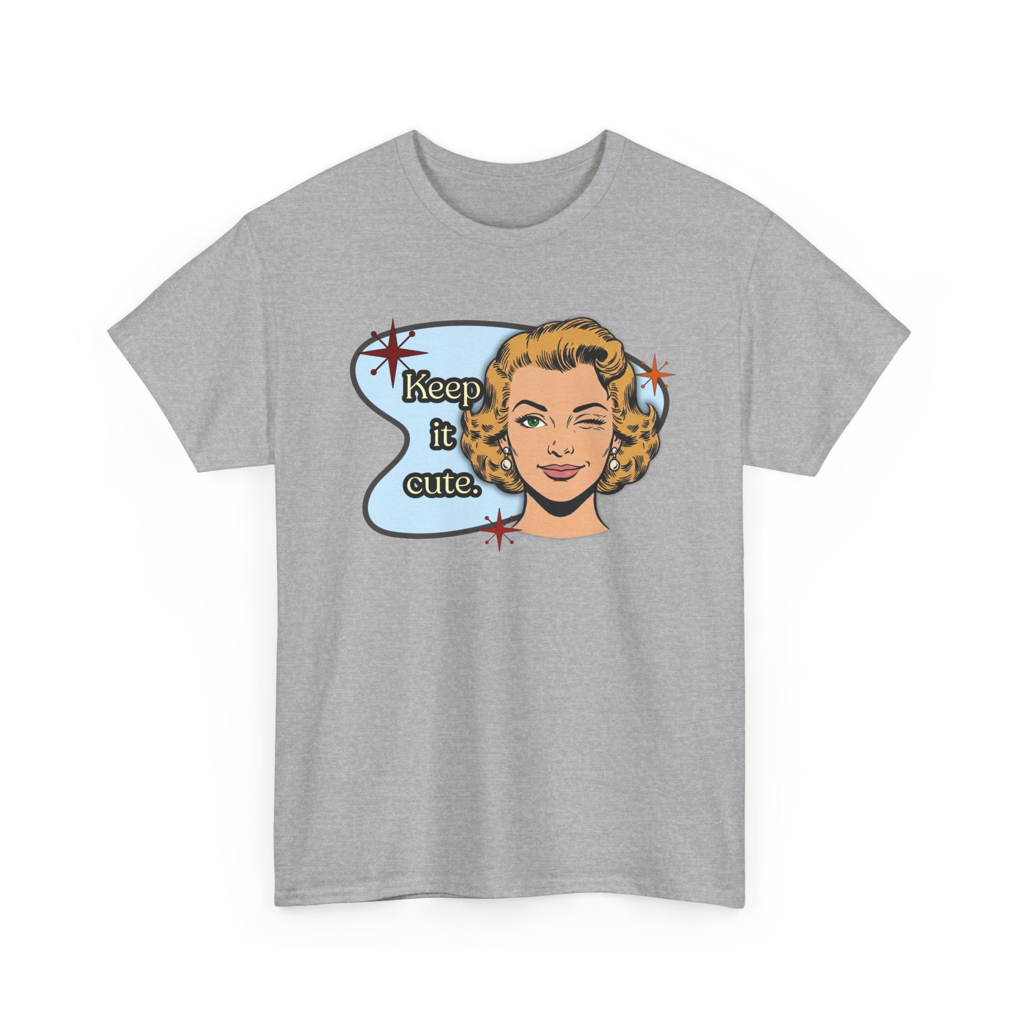 Keep It Cute Retro Tee — Vintage Style Graphic Tee