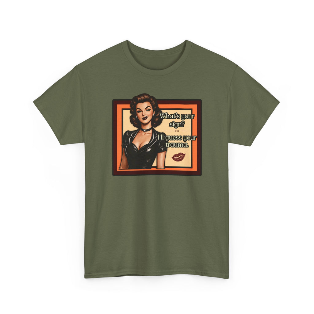 What's Your Sign? Retro T-Shirt - Melinda Speaks (Vol1) Vintage Style Graphic Tee