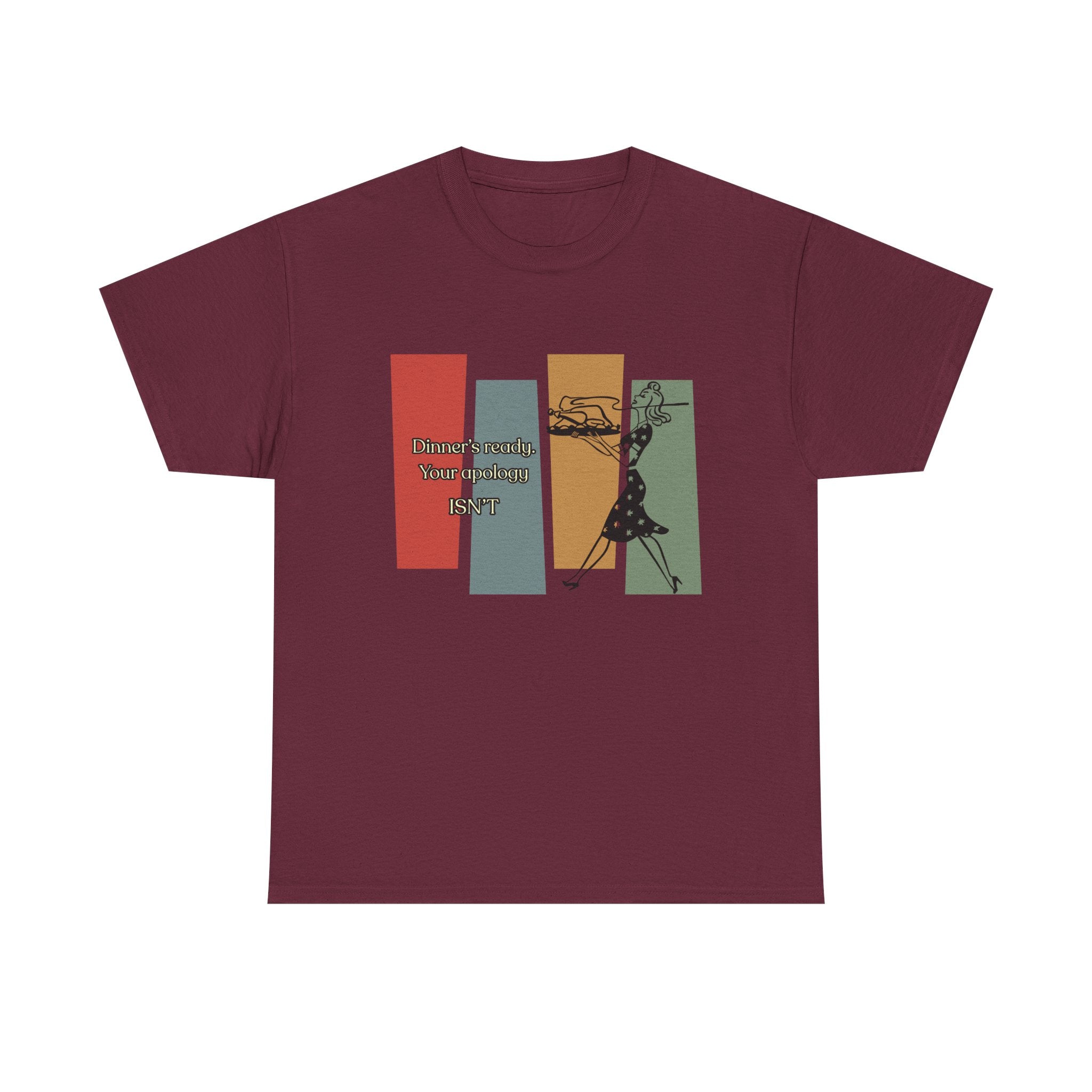 "Common Courtesy" Vintage, Graphic Tee – Dinner's Ready T-Shirt