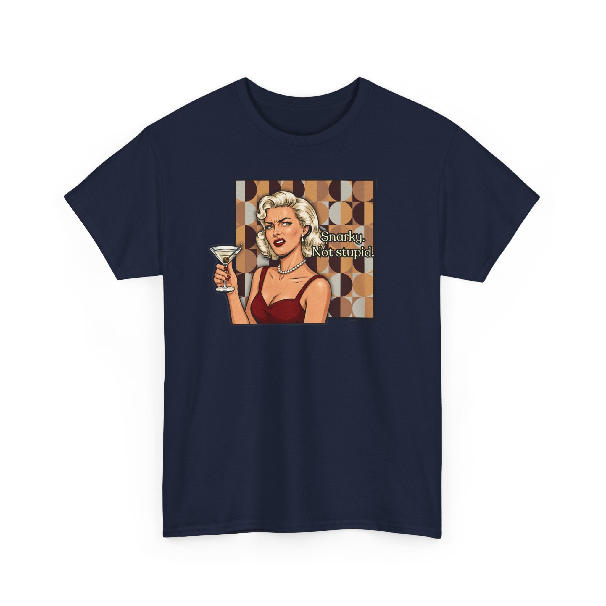 Snarky. Not Stupid. Retro T-Shirt — Vintage Style Mood Swings Graphic Tee