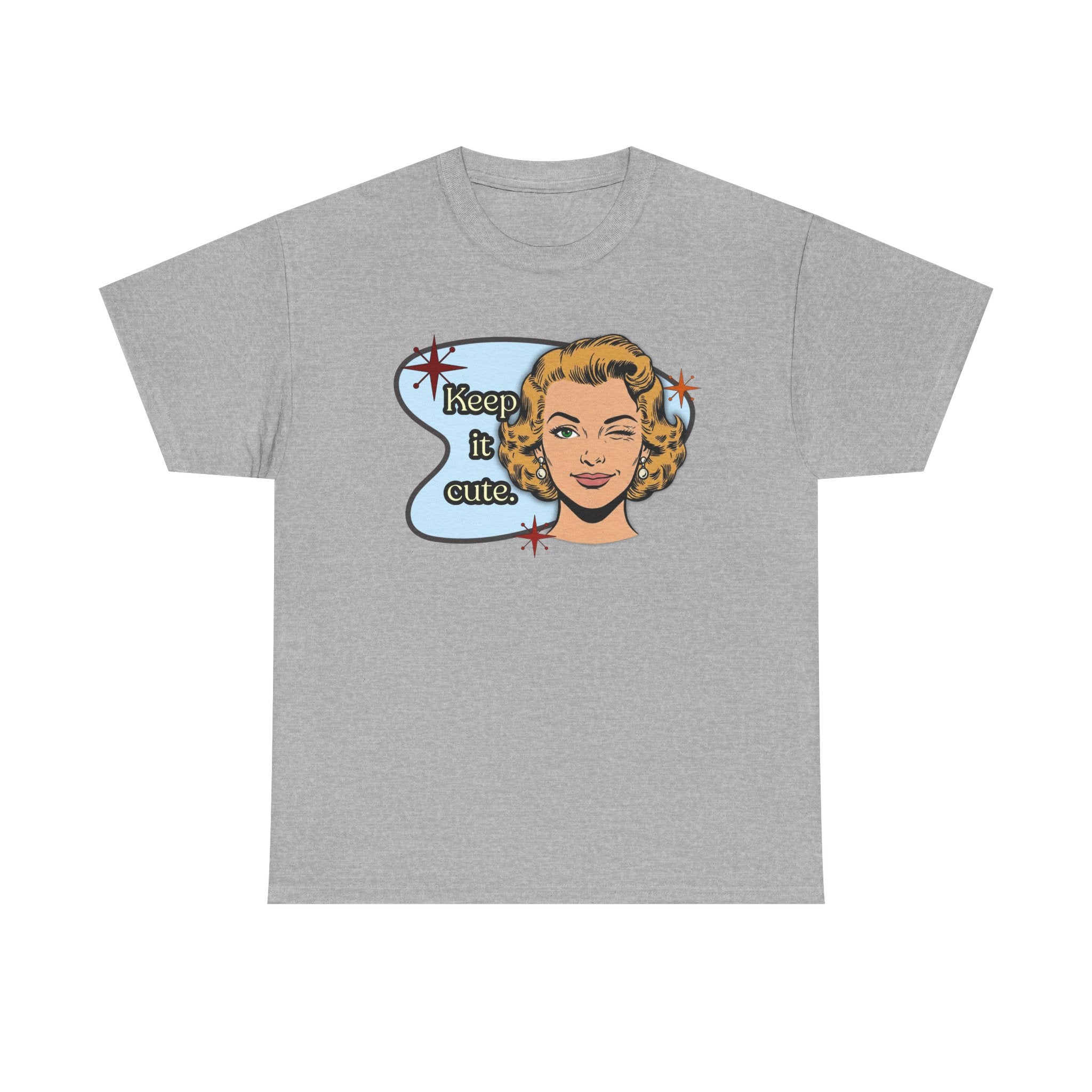 Keep It Cute Retro Tee — Vintage Style Graphic Tee
