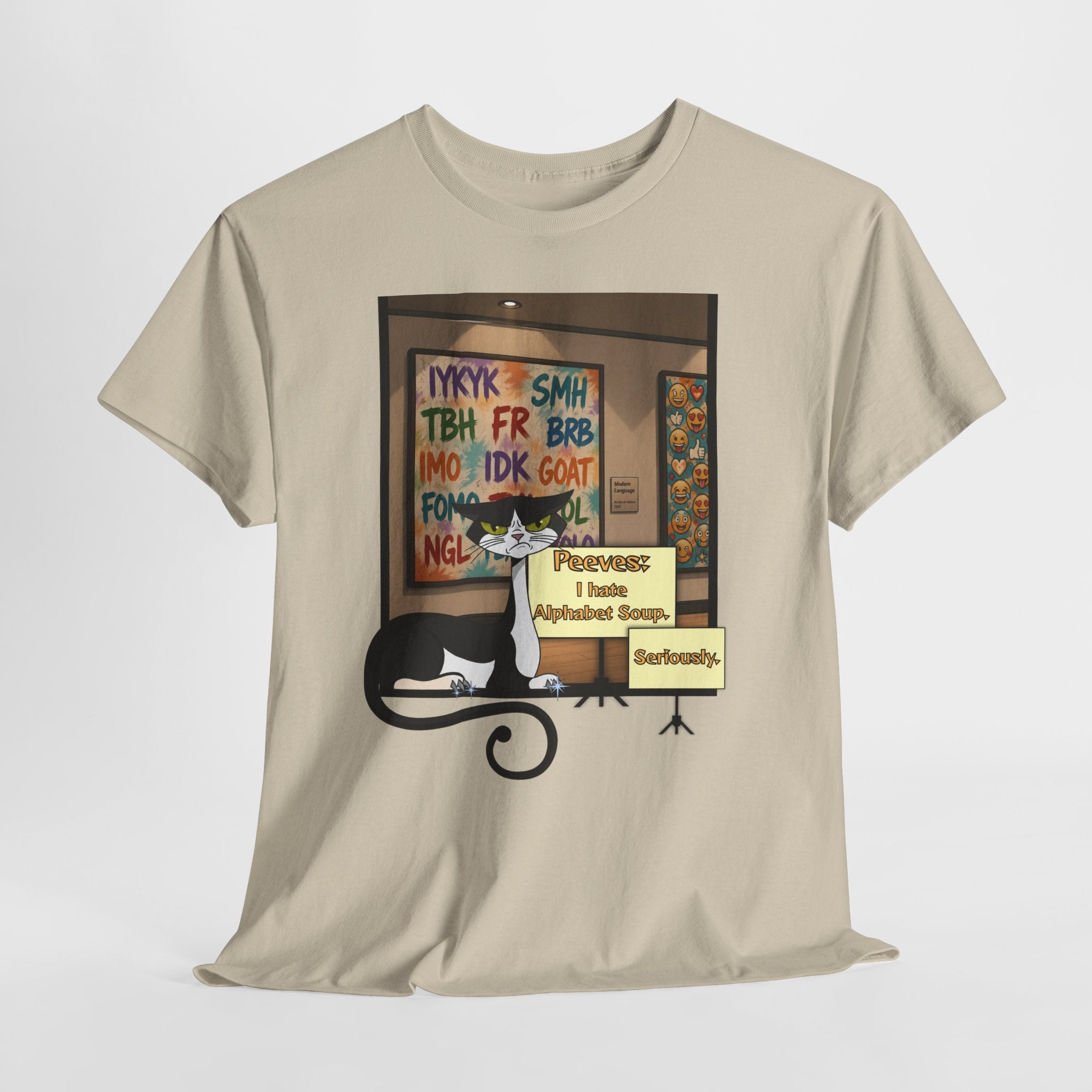 Peeves: Alphabet Soup T-Shirt — Museum Curator Graphic Tee