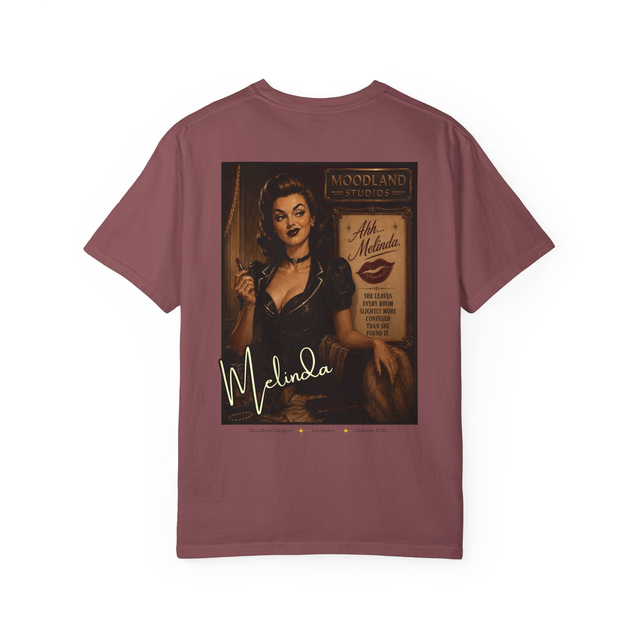 Moodland Studios Melinda Retro T-Shirt  -  Vintage Studio Poster Tee