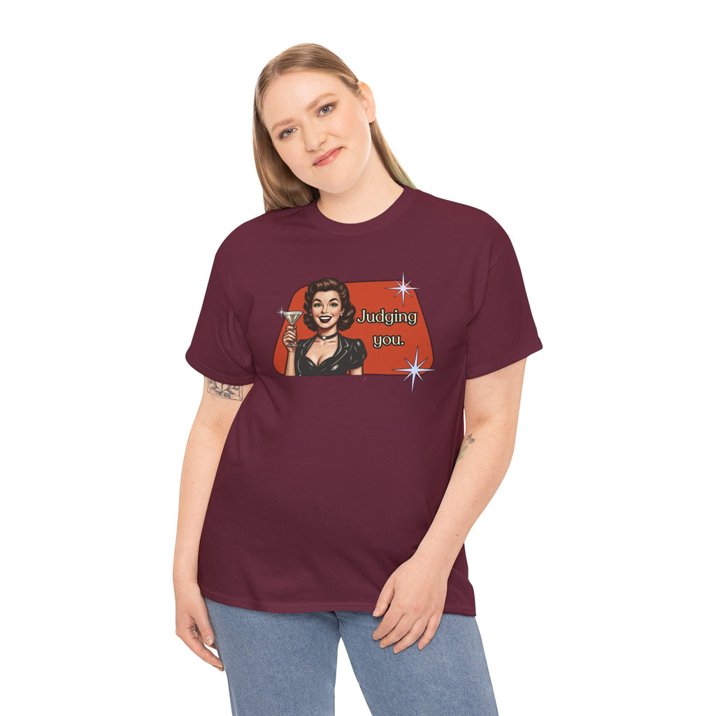 Judging You Retro T-Shirt — Vintage Style Graphic Tee