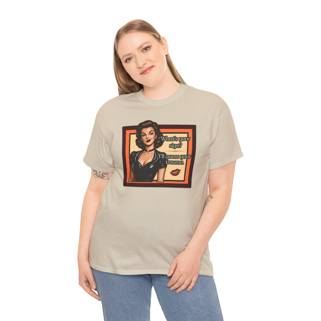 What's Your Sign? Retro T-Shirt - Melinda Speaks (Vol1) Vintage Style Graphic Tee