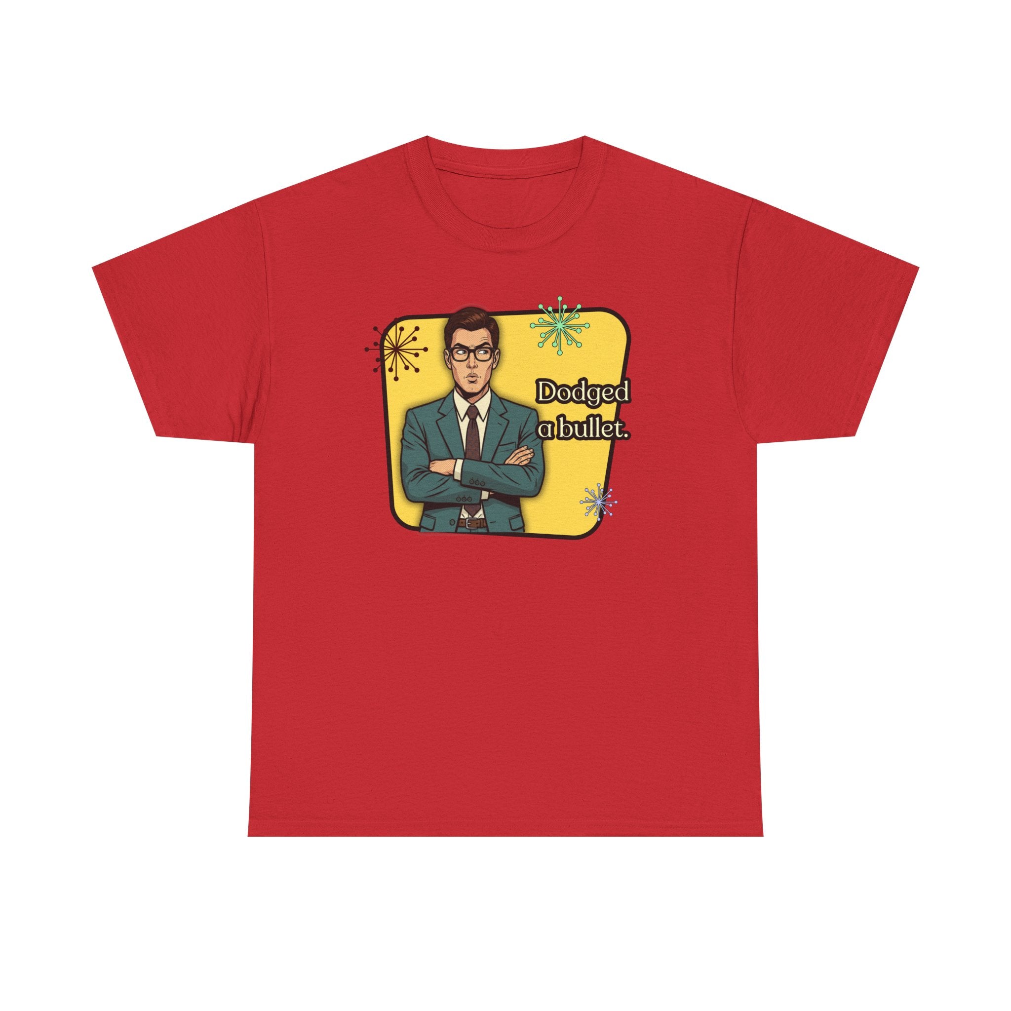 Dodged A Bullet Retro T‑Shirt — Vintage Style Graphic Tee