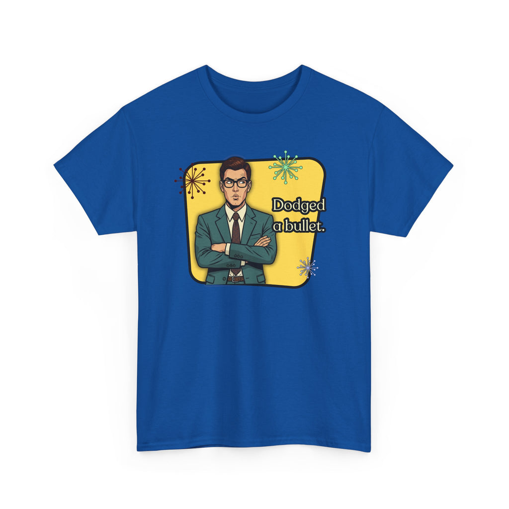 Dodged A Bullet Retro T‑Shirt — Vintage Style Graphic Tee