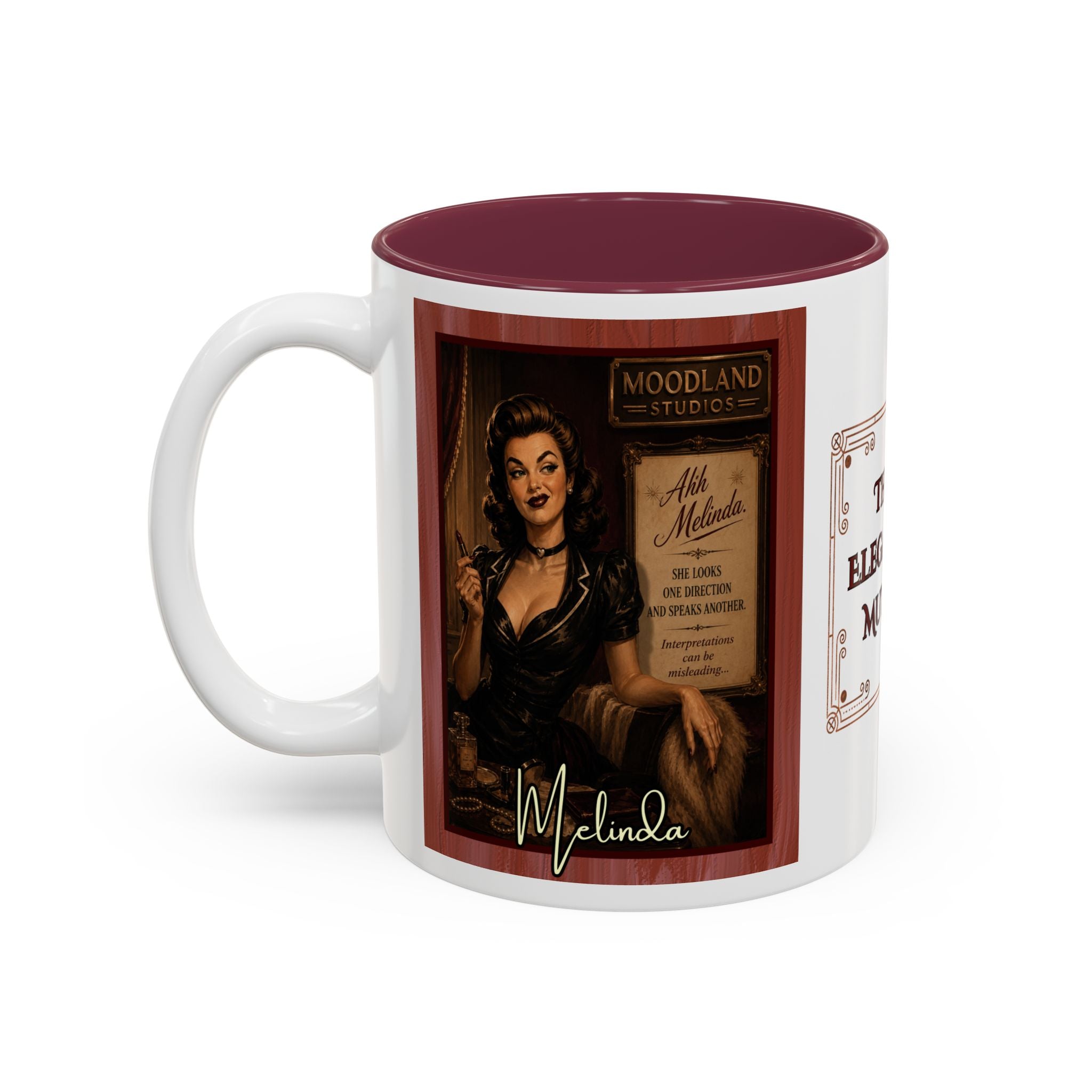 Melinda Accent Mug - Two Tone Coffee Cup (11oz)